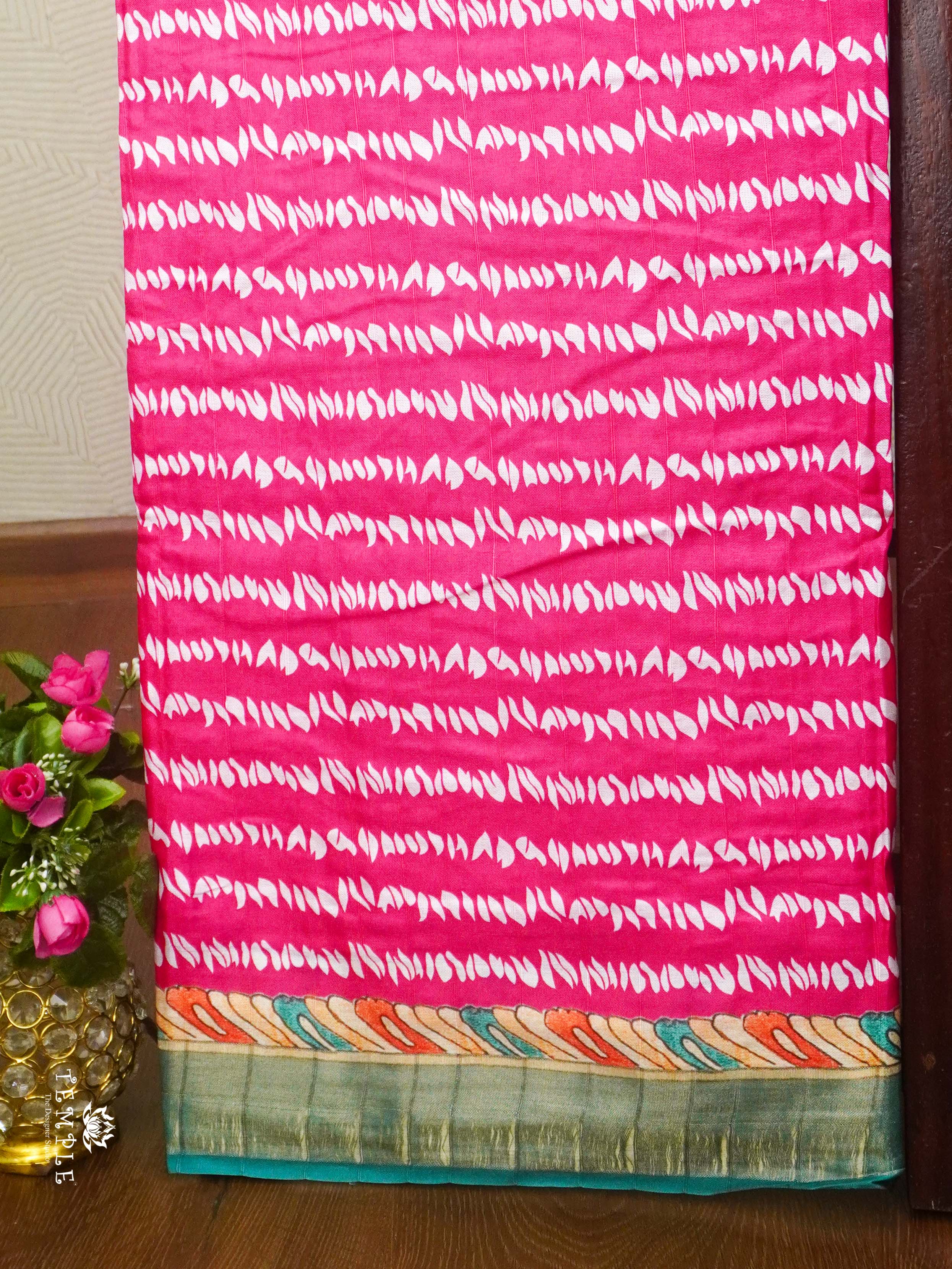 Printed Matka Silk Saree | TTDS2409