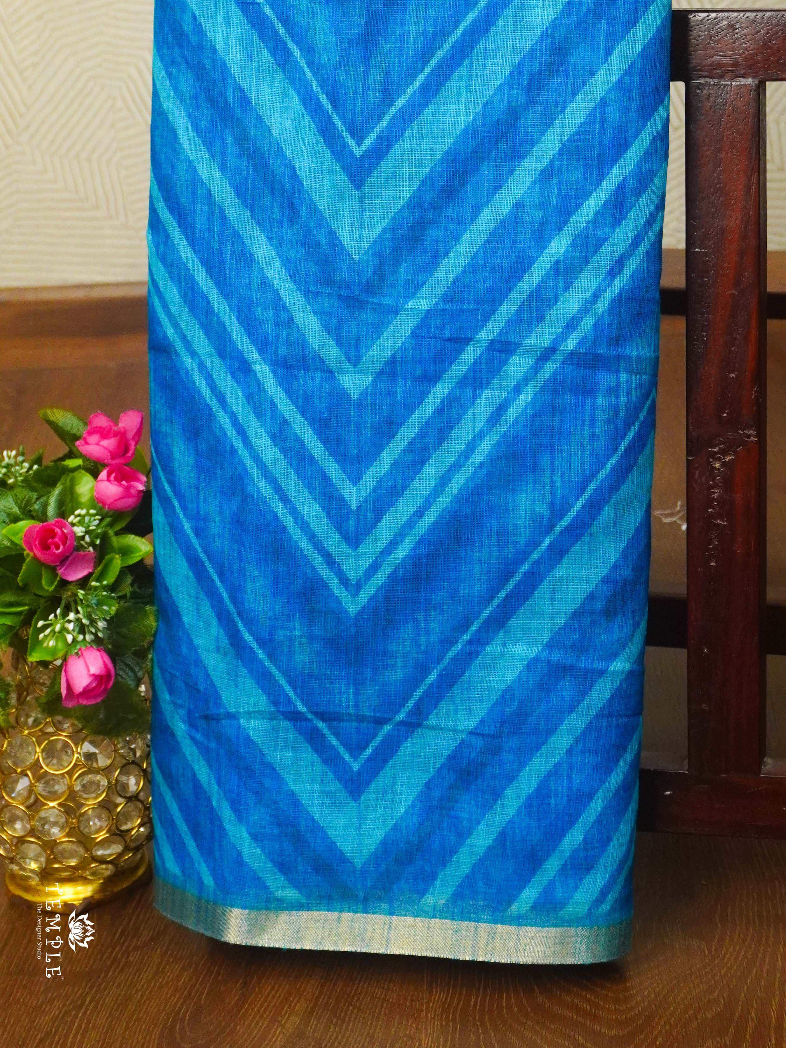 Leheriya Print Fancy Saree | TTDS2398