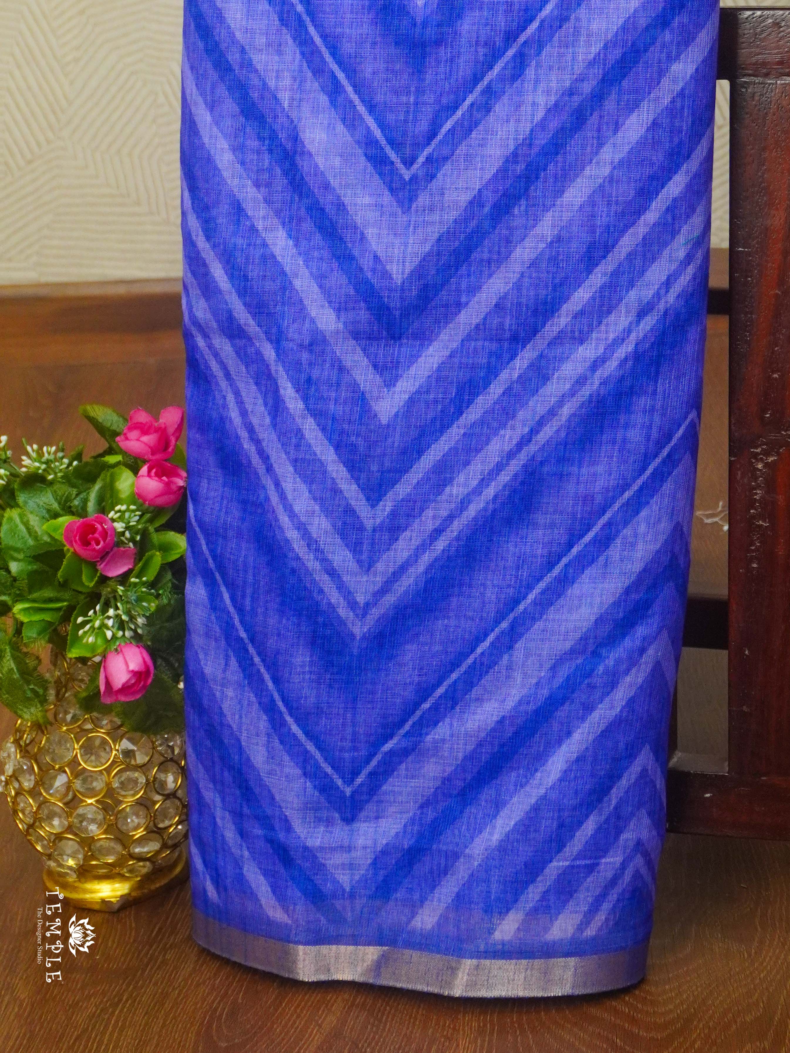 Leheriya Print Fancy Saree | TTDS2398