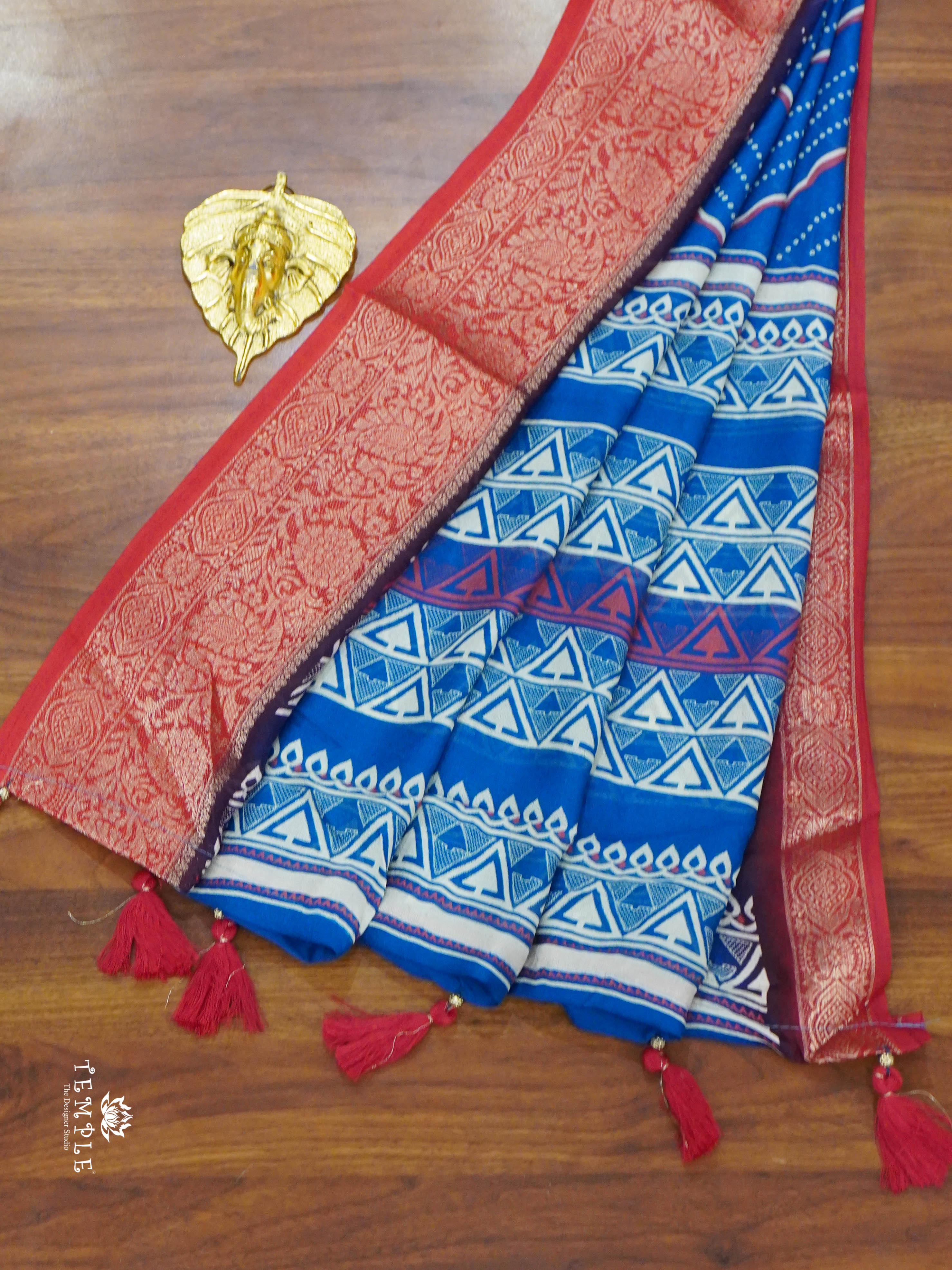 Leheriya Printed Georgette Saree | TTDS1449