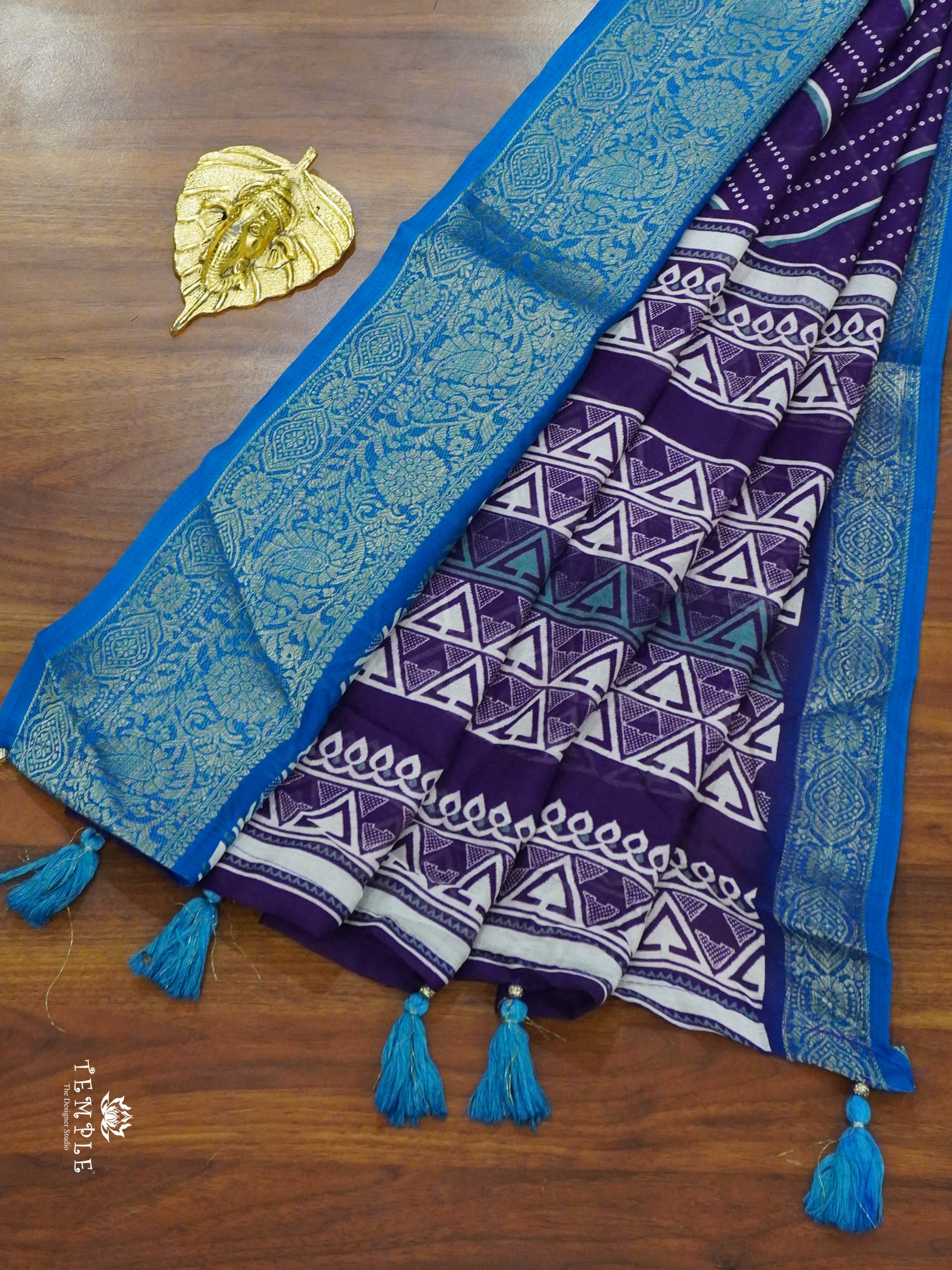 Leheriya Printed Georgette Saree | TTDS1449