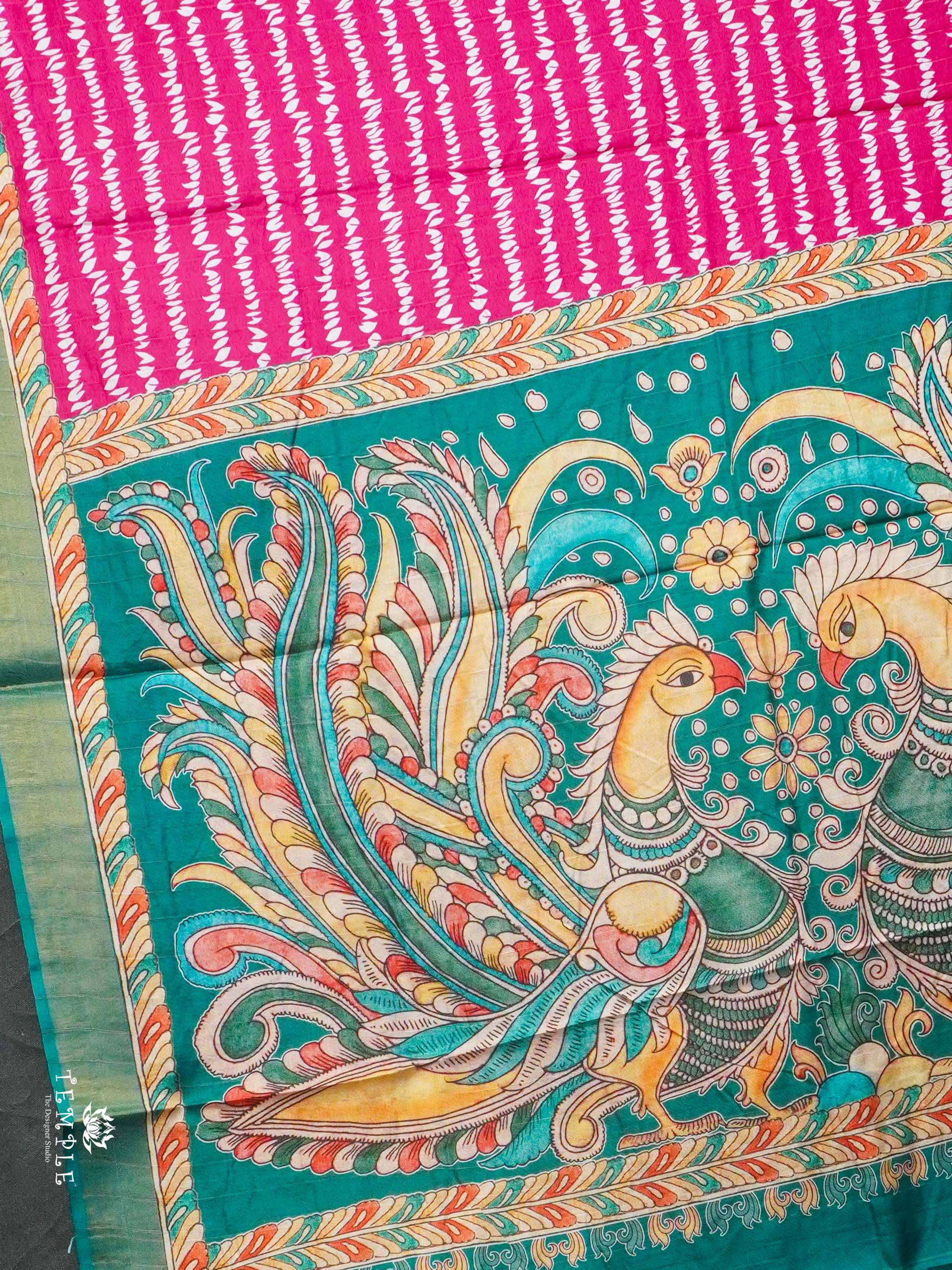Printed Matka Silk Saree | TTDS2409