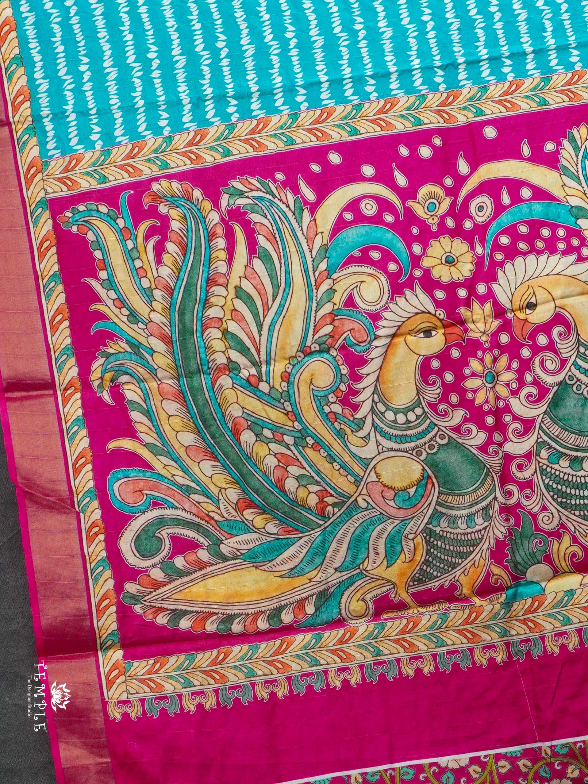 Printed Matka Silk Saree | TTDS2409