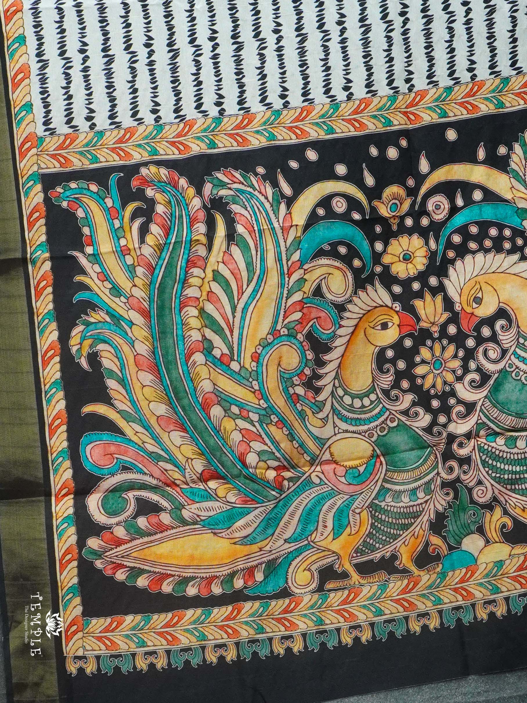 Printed Matka Silk Saree | TTDS2409