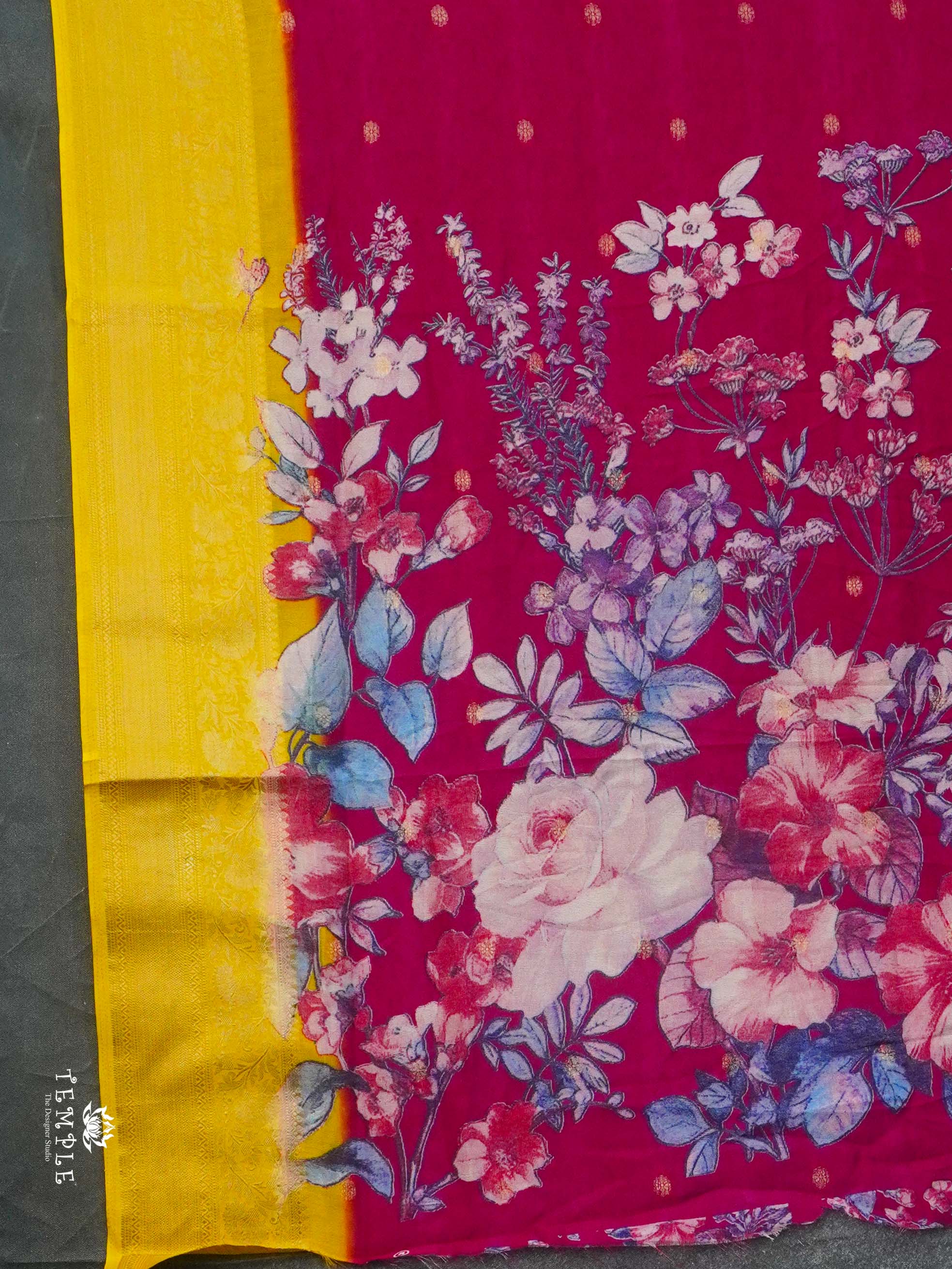 Georgette Saree With Butta Design | TTDS2422