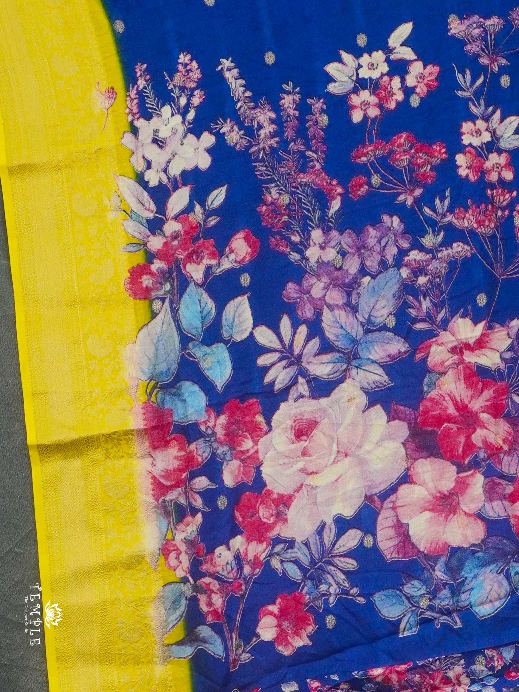 Georgette Saree With Butta Design | TTDS2422