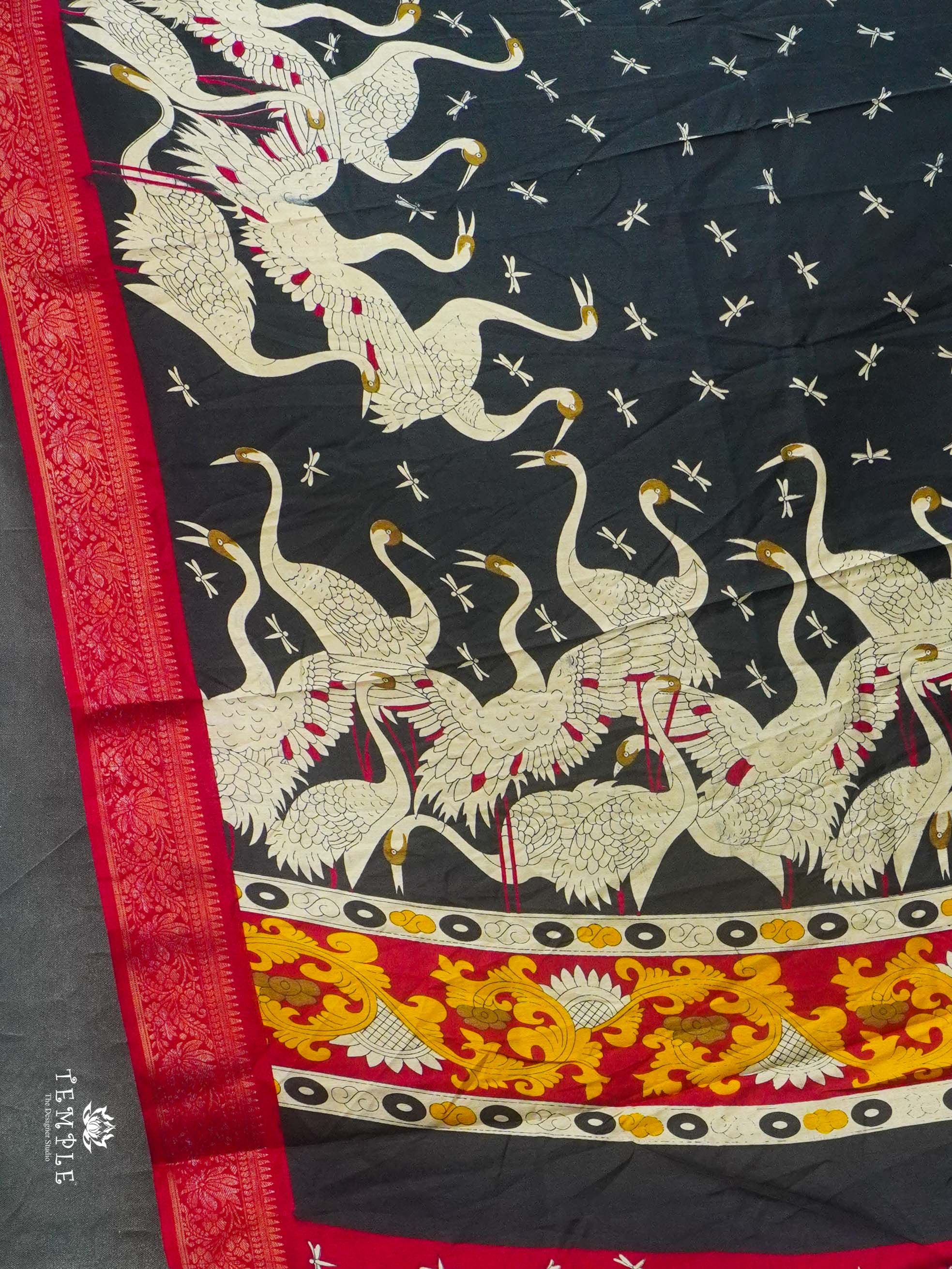 Printed Dola Silk Saree | TTDS2390