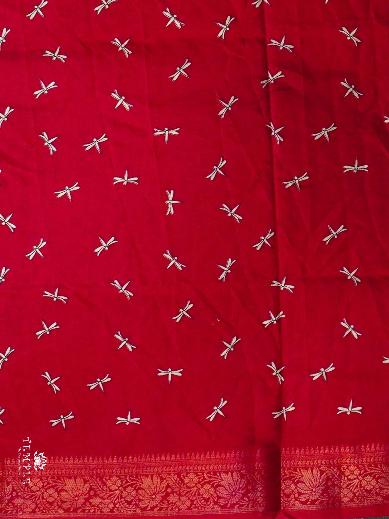 Printed Dola Silk Saree | TTDS2390