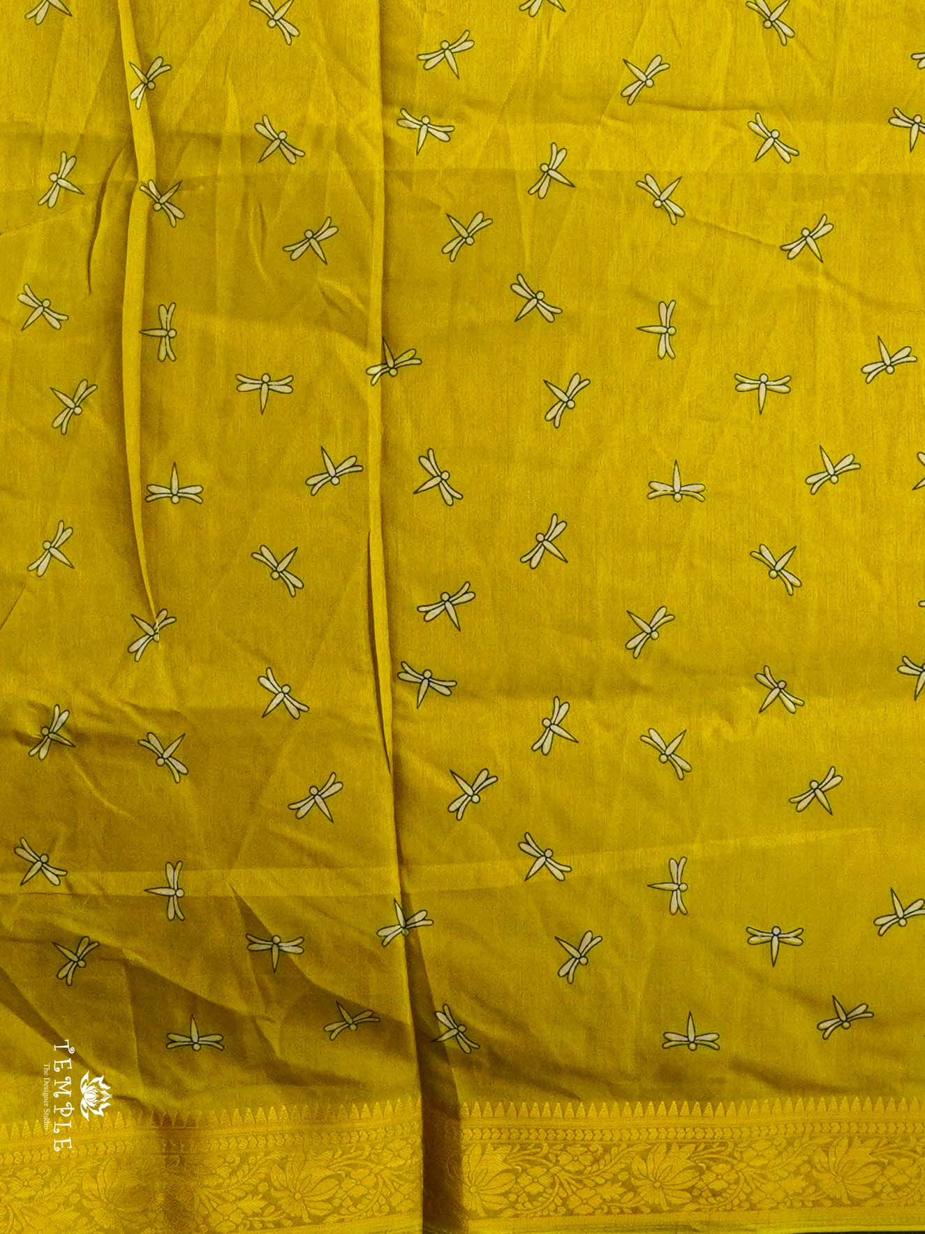 Printed Dola Silk Saree | TTDS2390