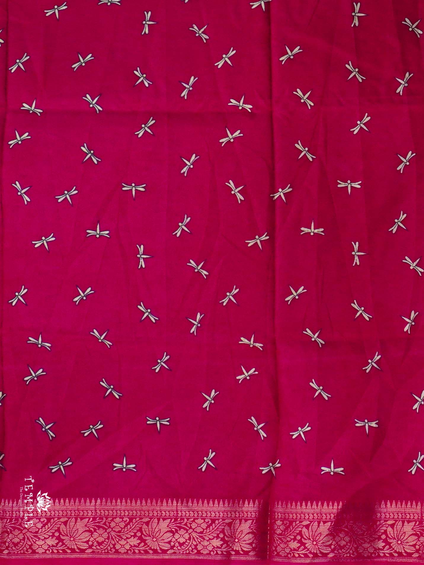 Printed Dola Silk Saree | TTDS2390