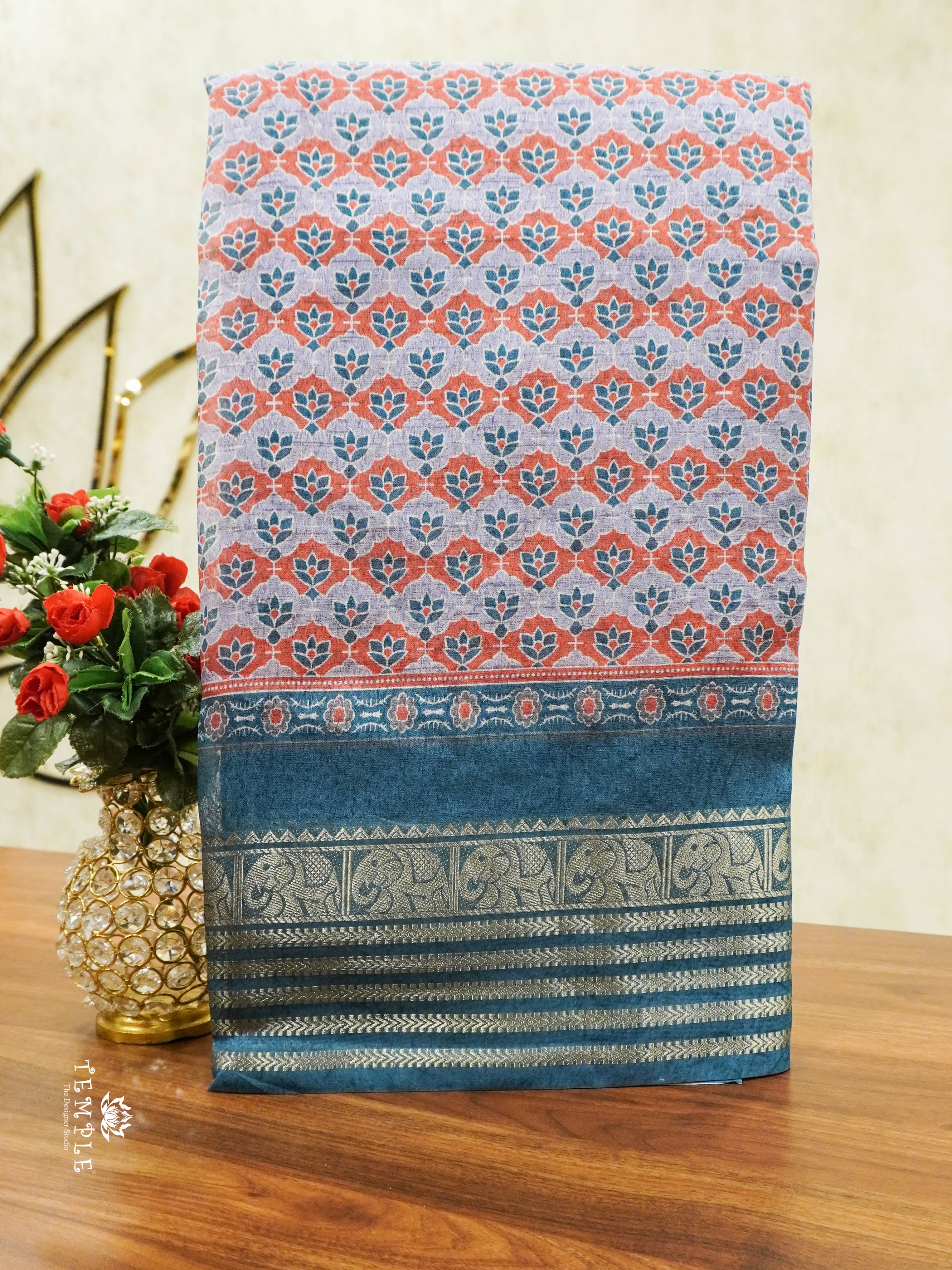 Printed Georgette Saree | TTDS1450