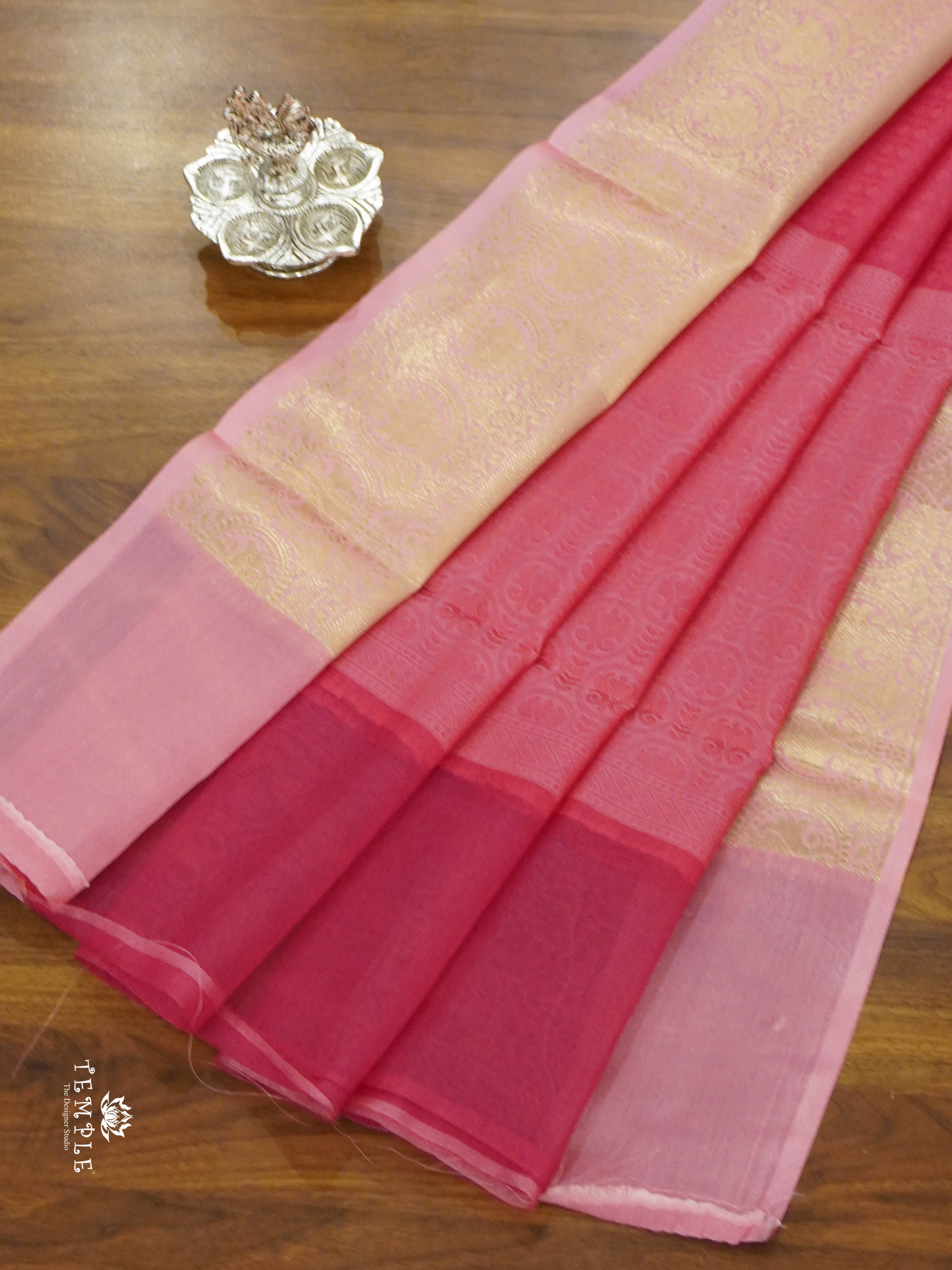 Kora Muslin Saree with Thousand Butta | TTDS721 | PRE BOOKING