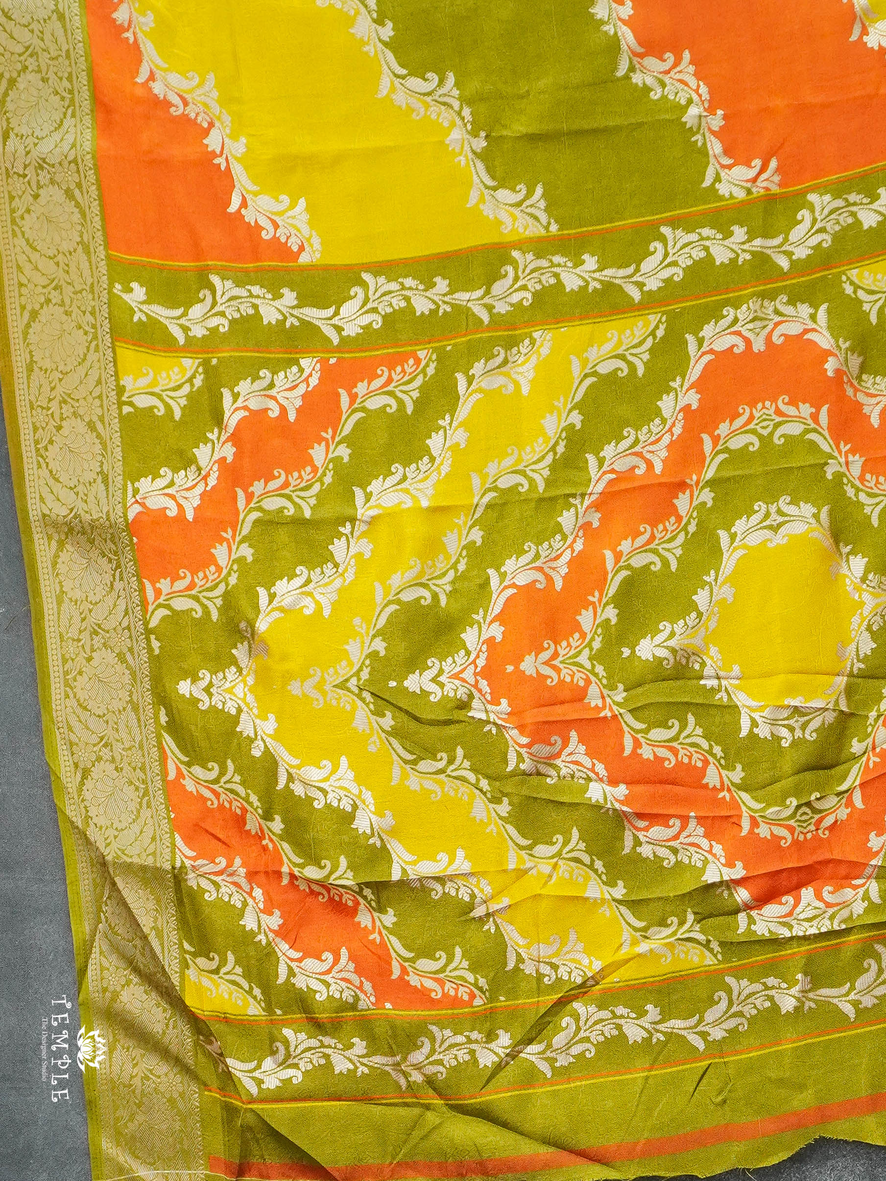 Georgette Saree With Leheriya Pattern | TTDS2931