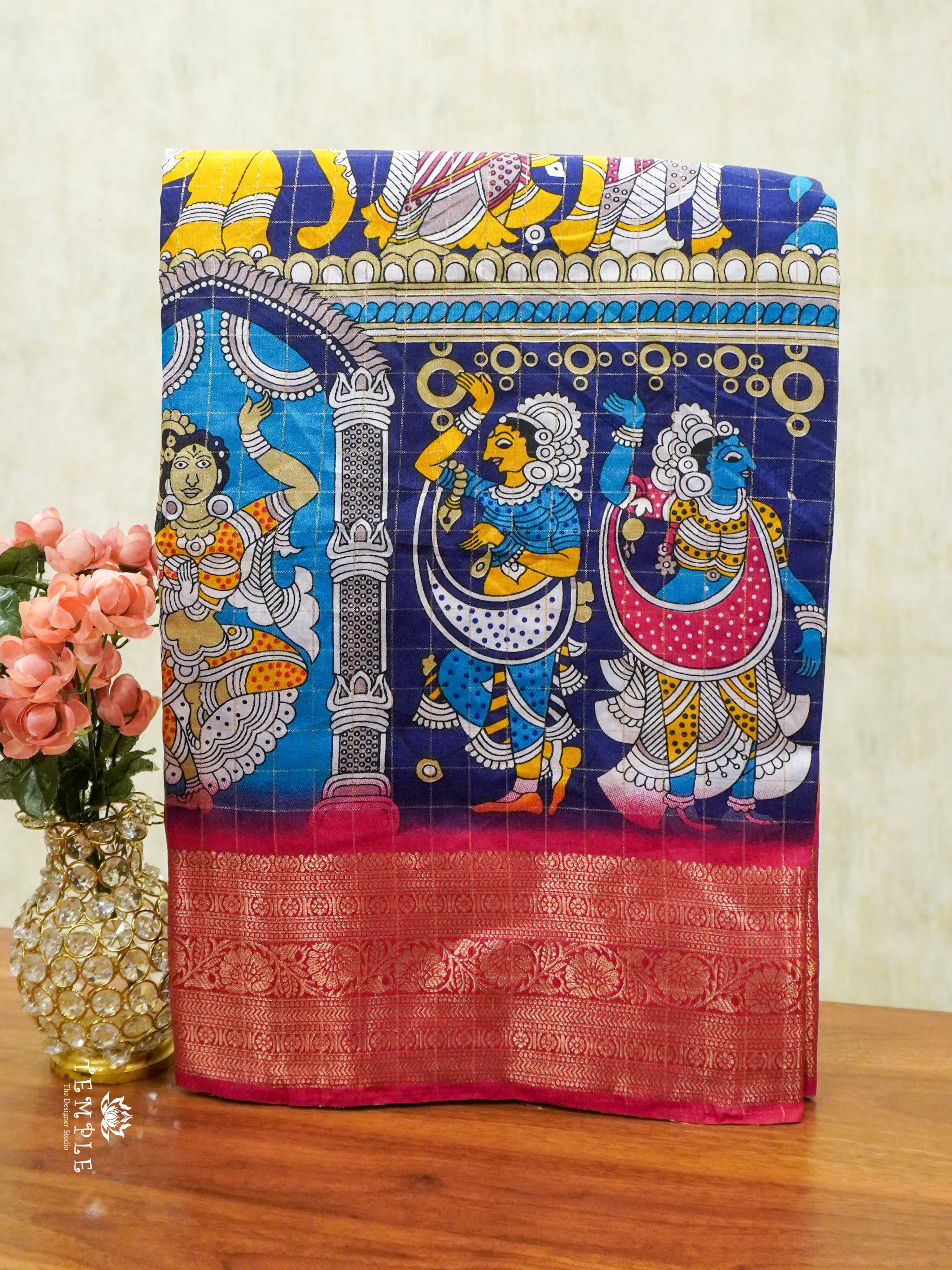 Kalahasthi Printed Saree | TTDS1454