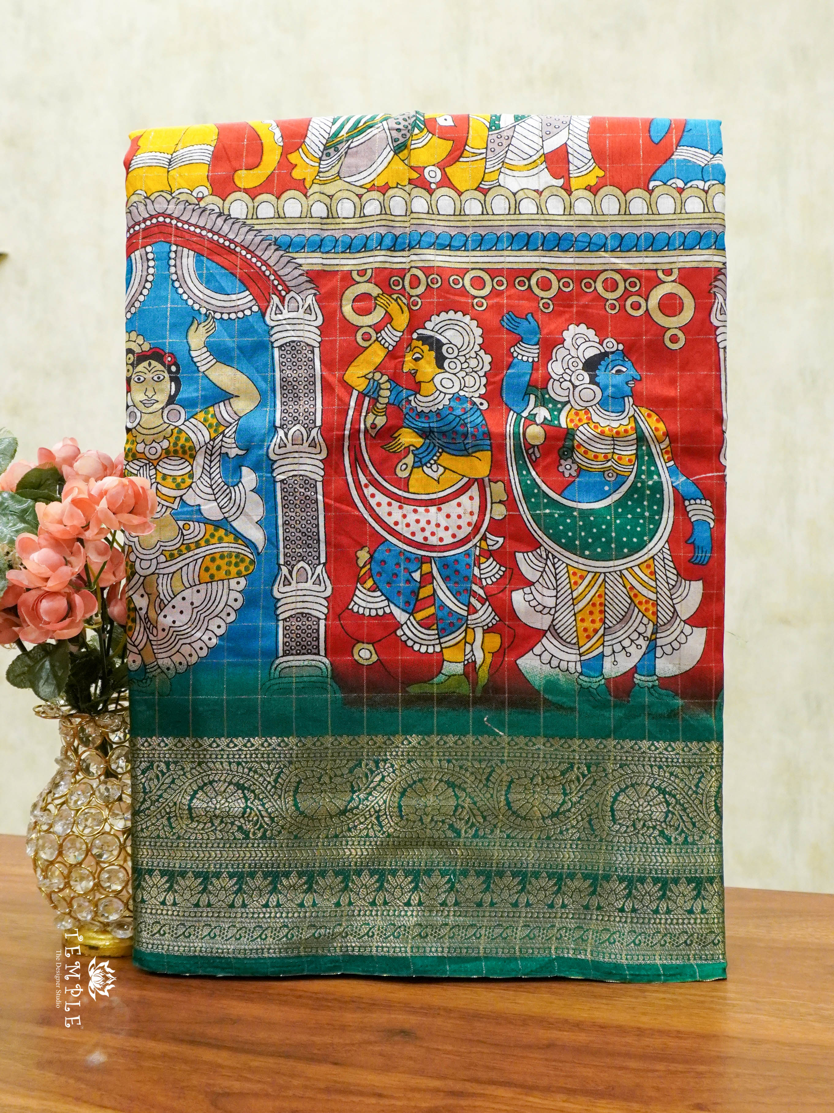 Kalahasthi Printed Saree | TTDS1454