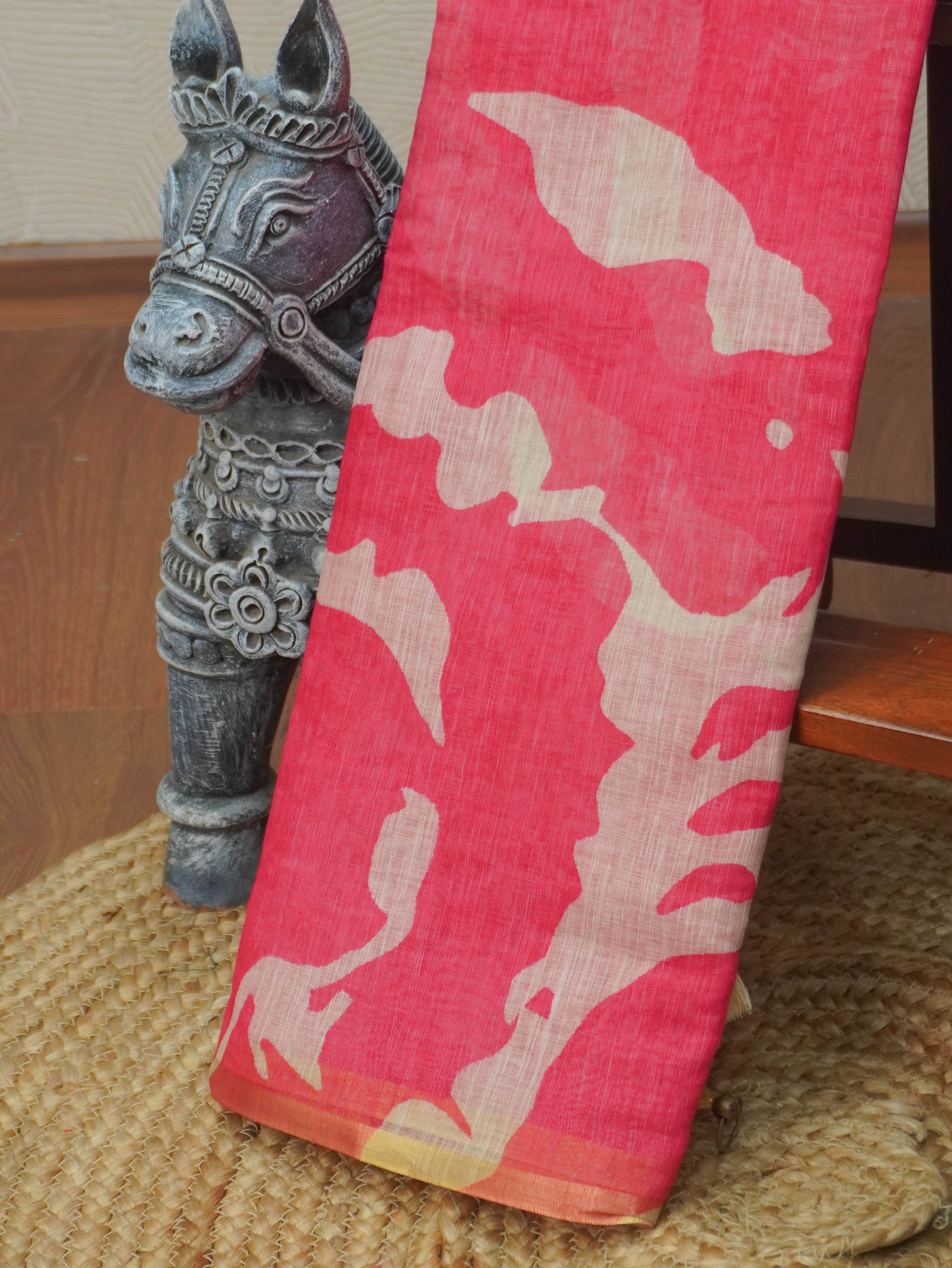 Chanderi Cotton Saree | TTDS3336