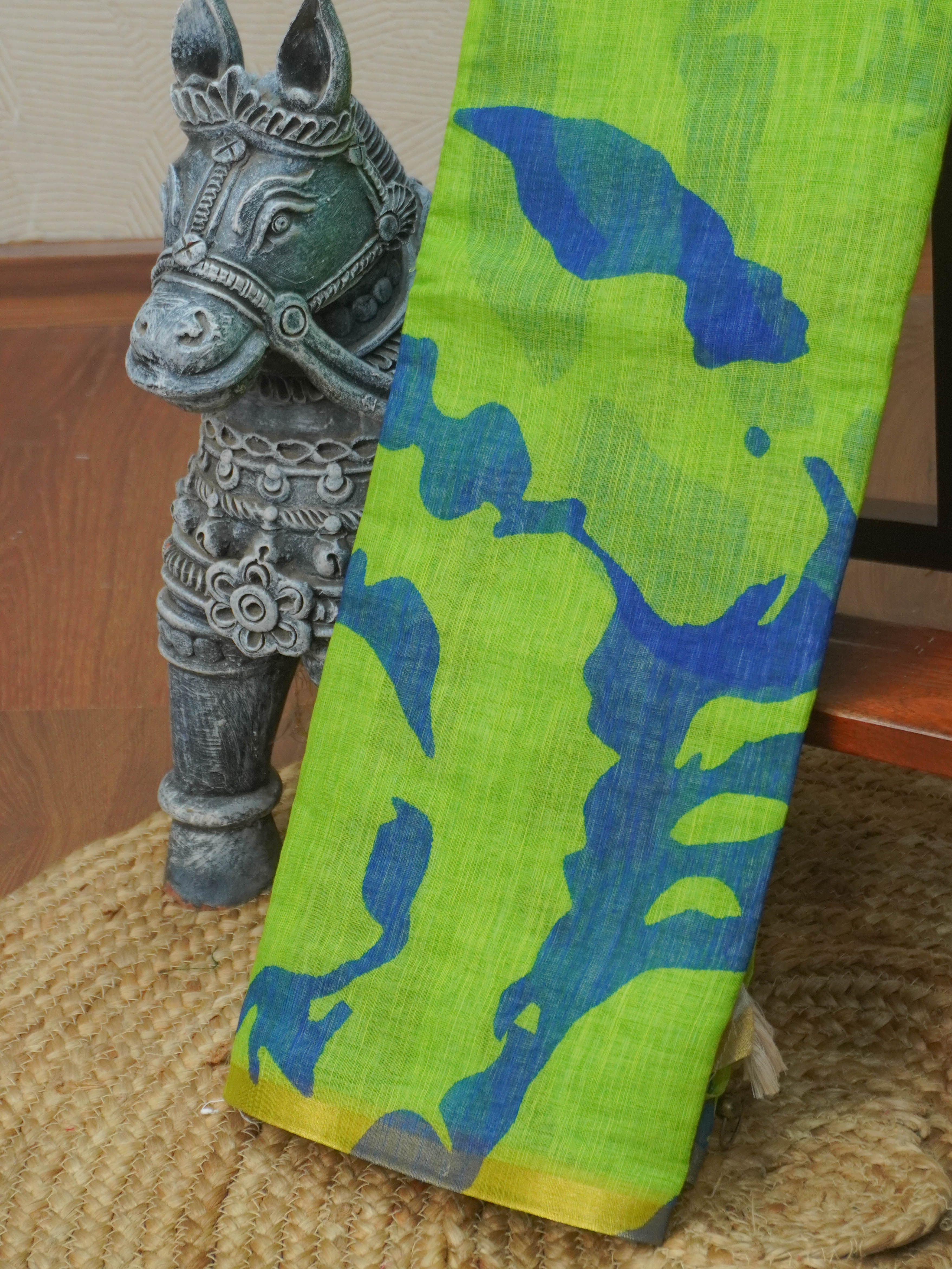 Chanderi Cotton Saree | TTDS3336
