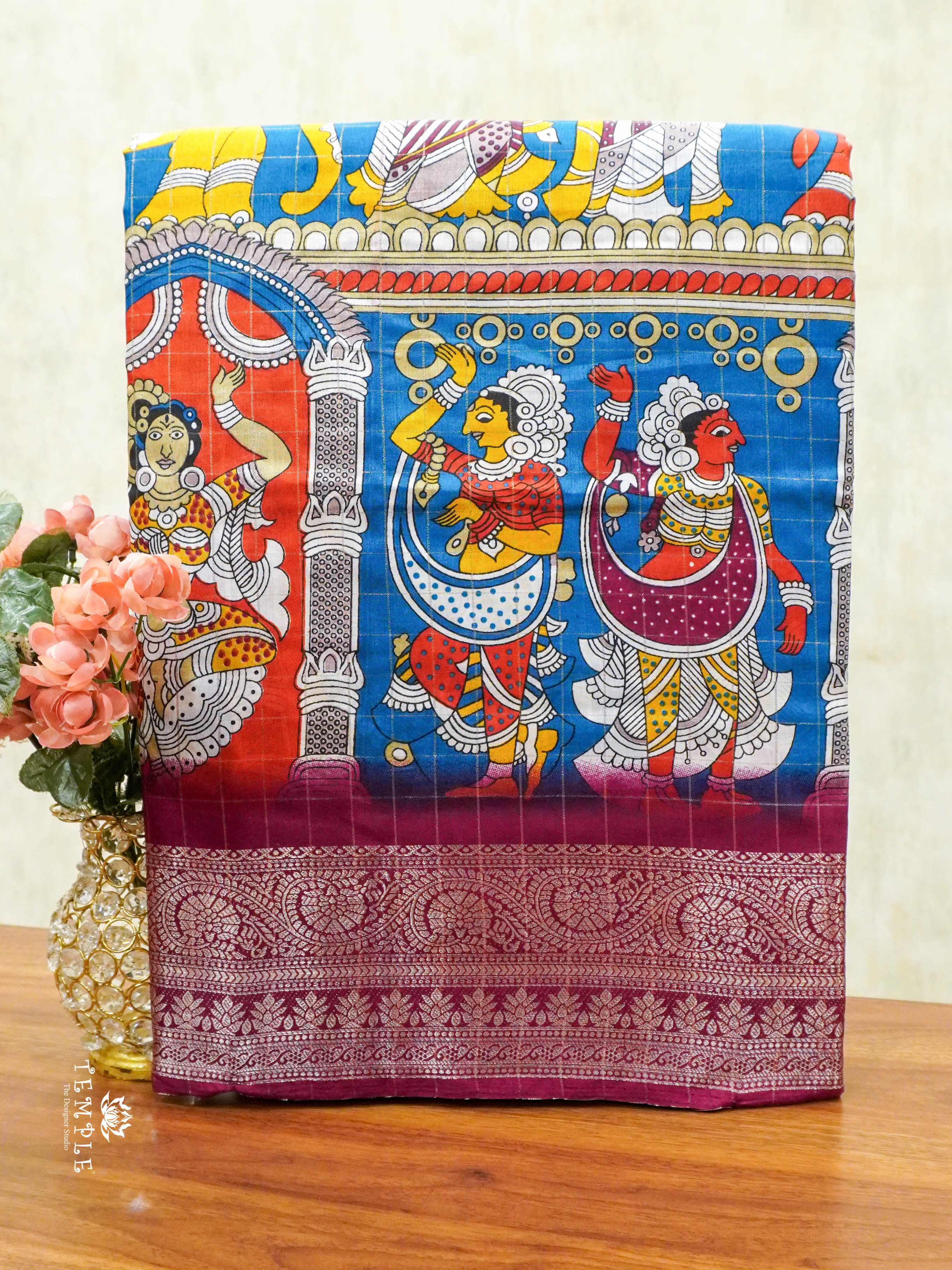 Kalahasthi Printed Saree | TTDS1454