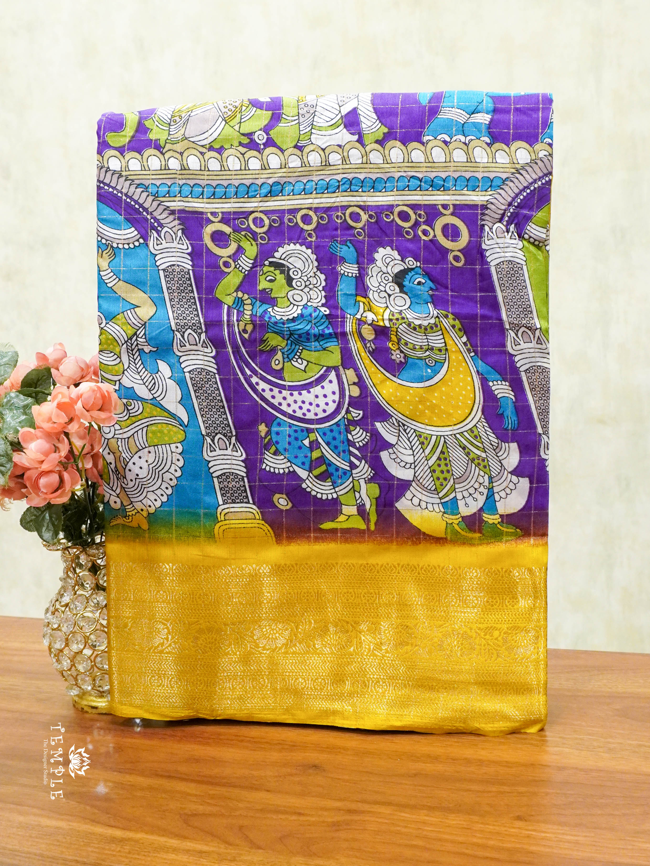 Kalahasthi Printed Saree | TTDS1454