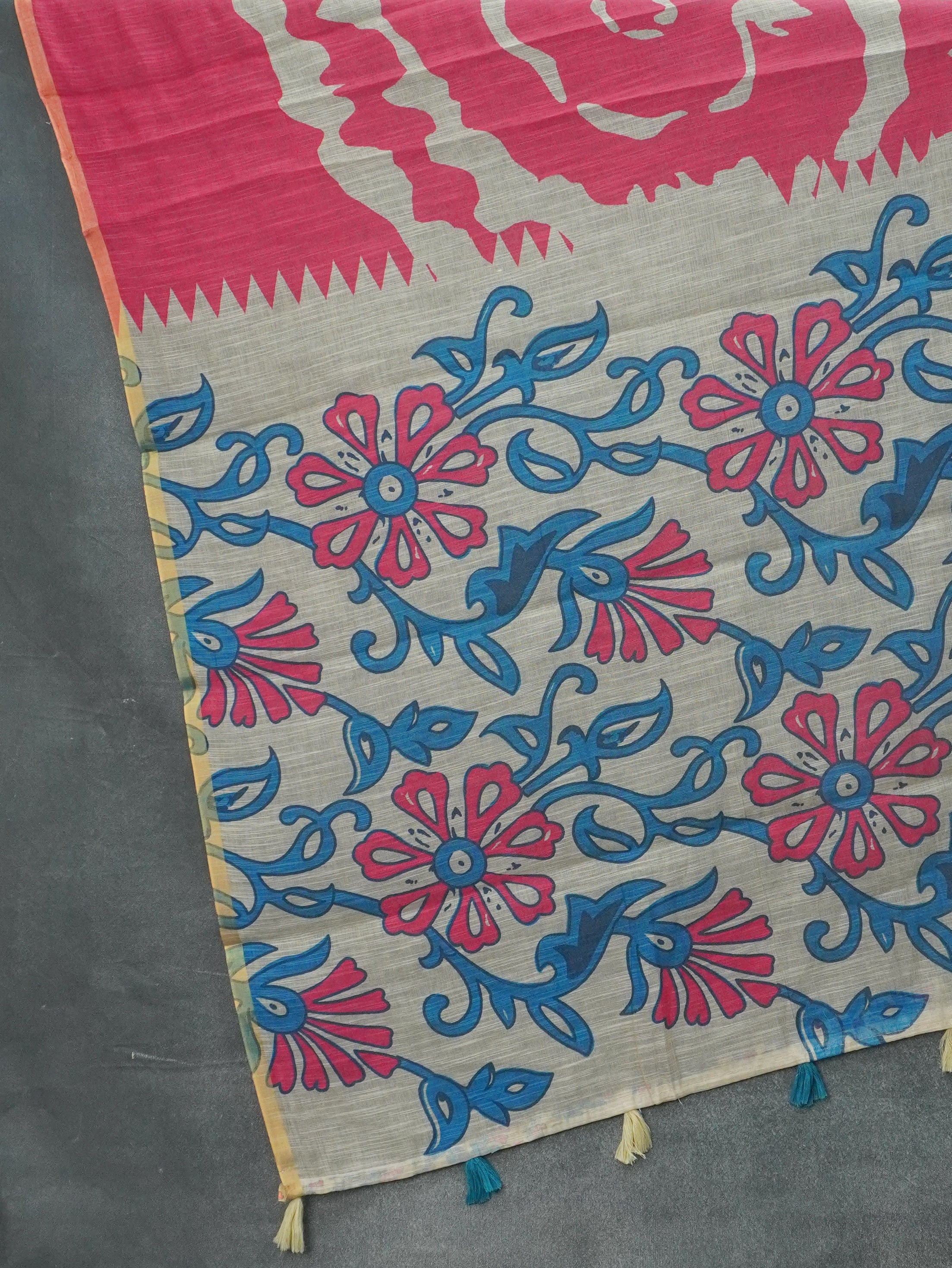 Chanderi Cotton Saree | TTDS3336