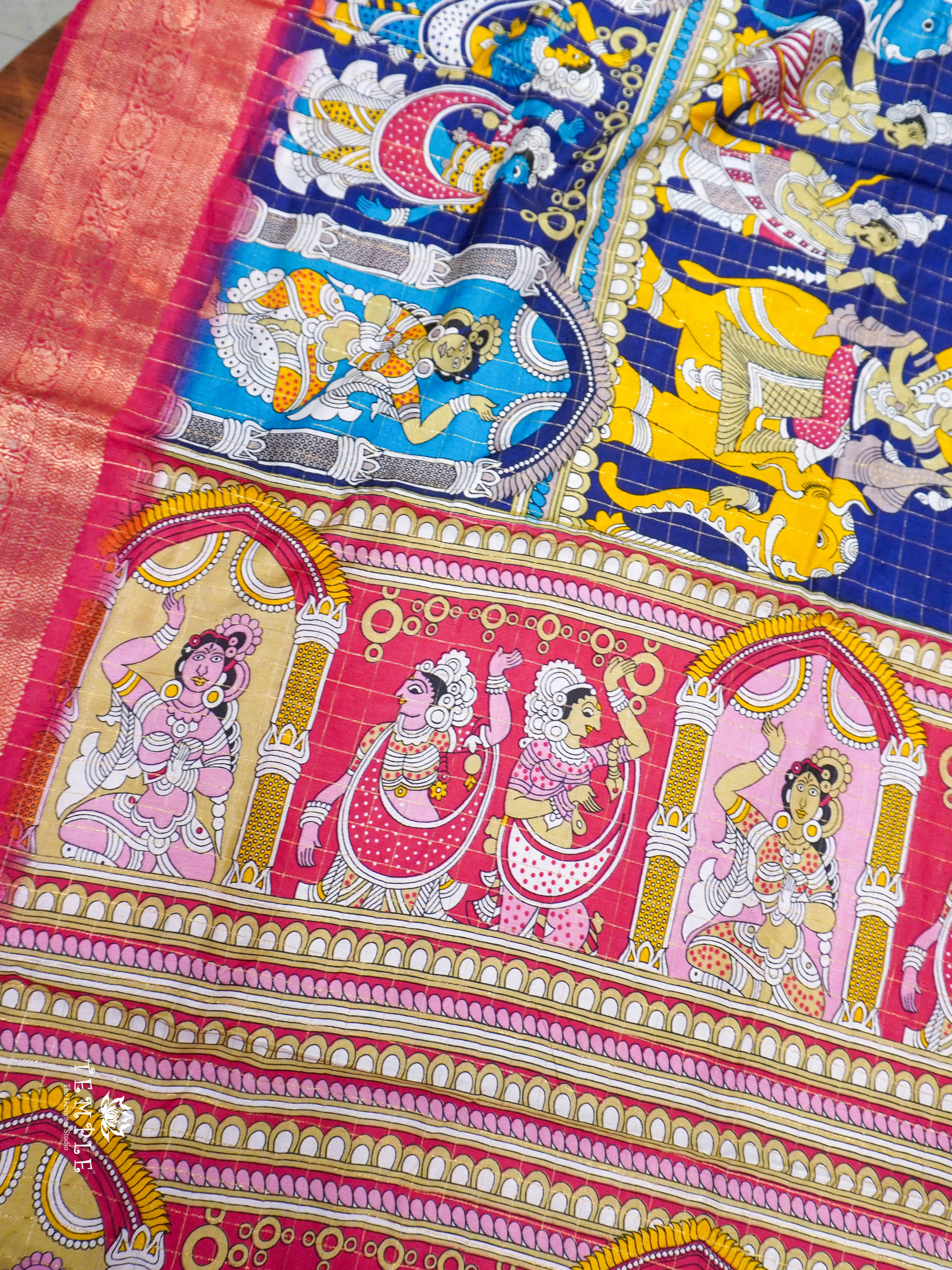 Kalahasthi Printed Saree | TTDS1454