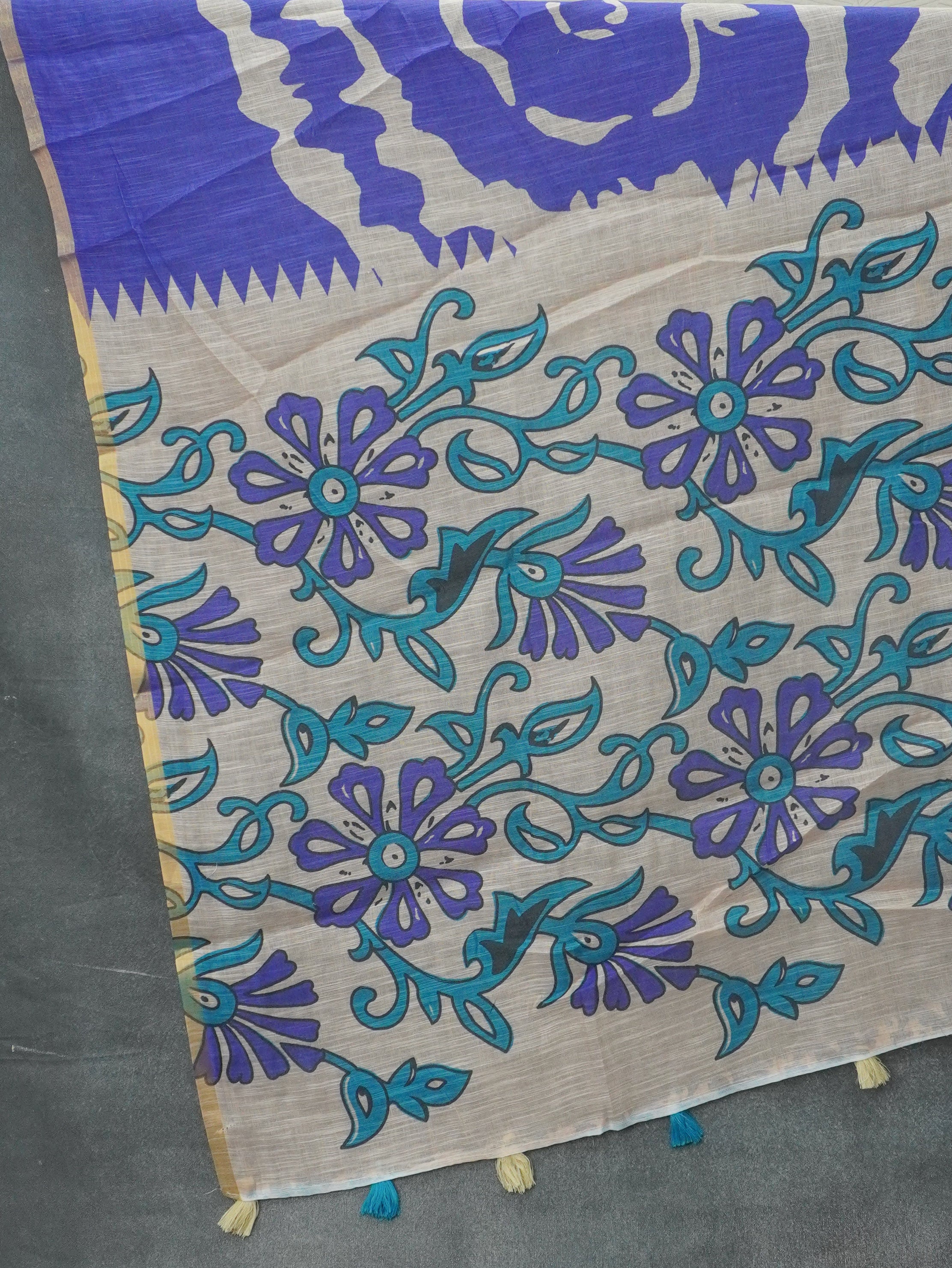 Chanderi Cotton Saree | TTDS3336