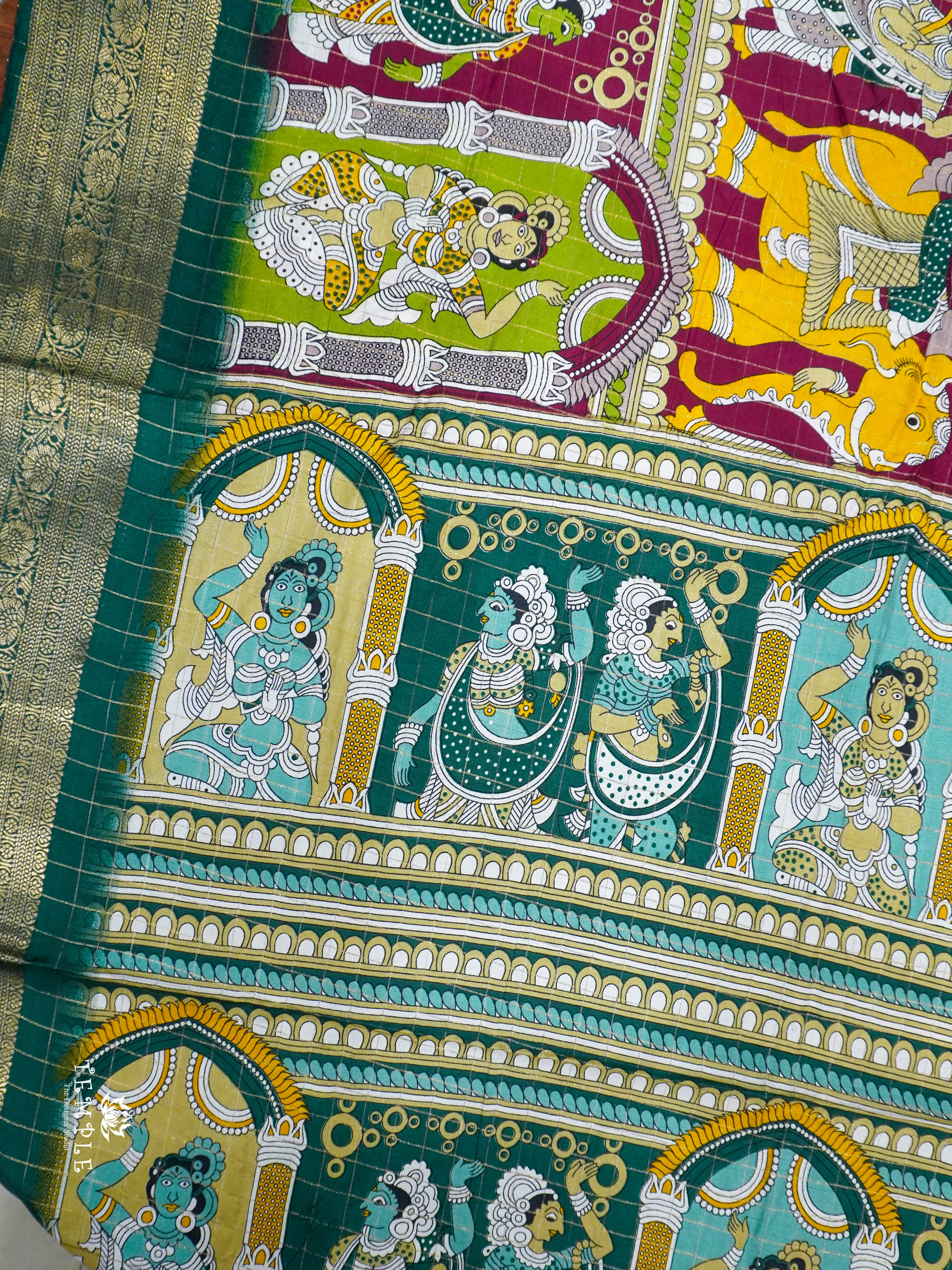 Kalahasthi Printed Saree | TTDS1454