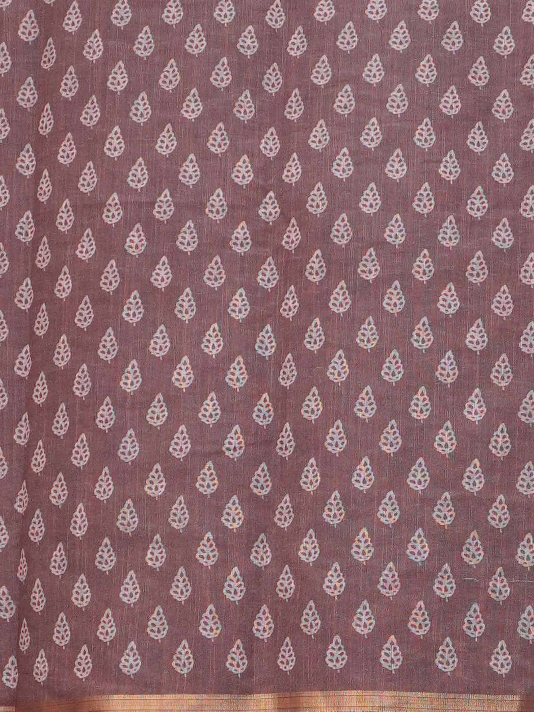 Linen Cotton Saree | TTDS3340
