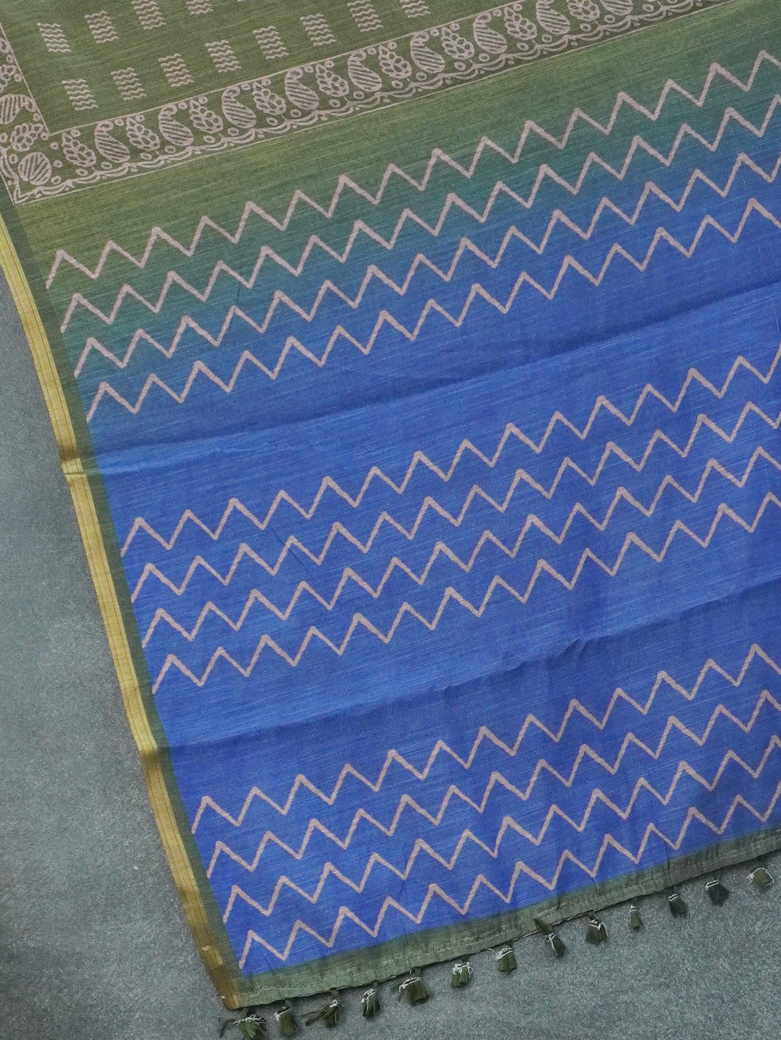 Linen Cotton Saree | TTDS3340