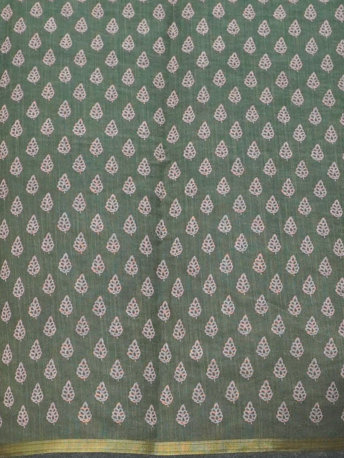 Linen Cotton Saree | TTDS3340
