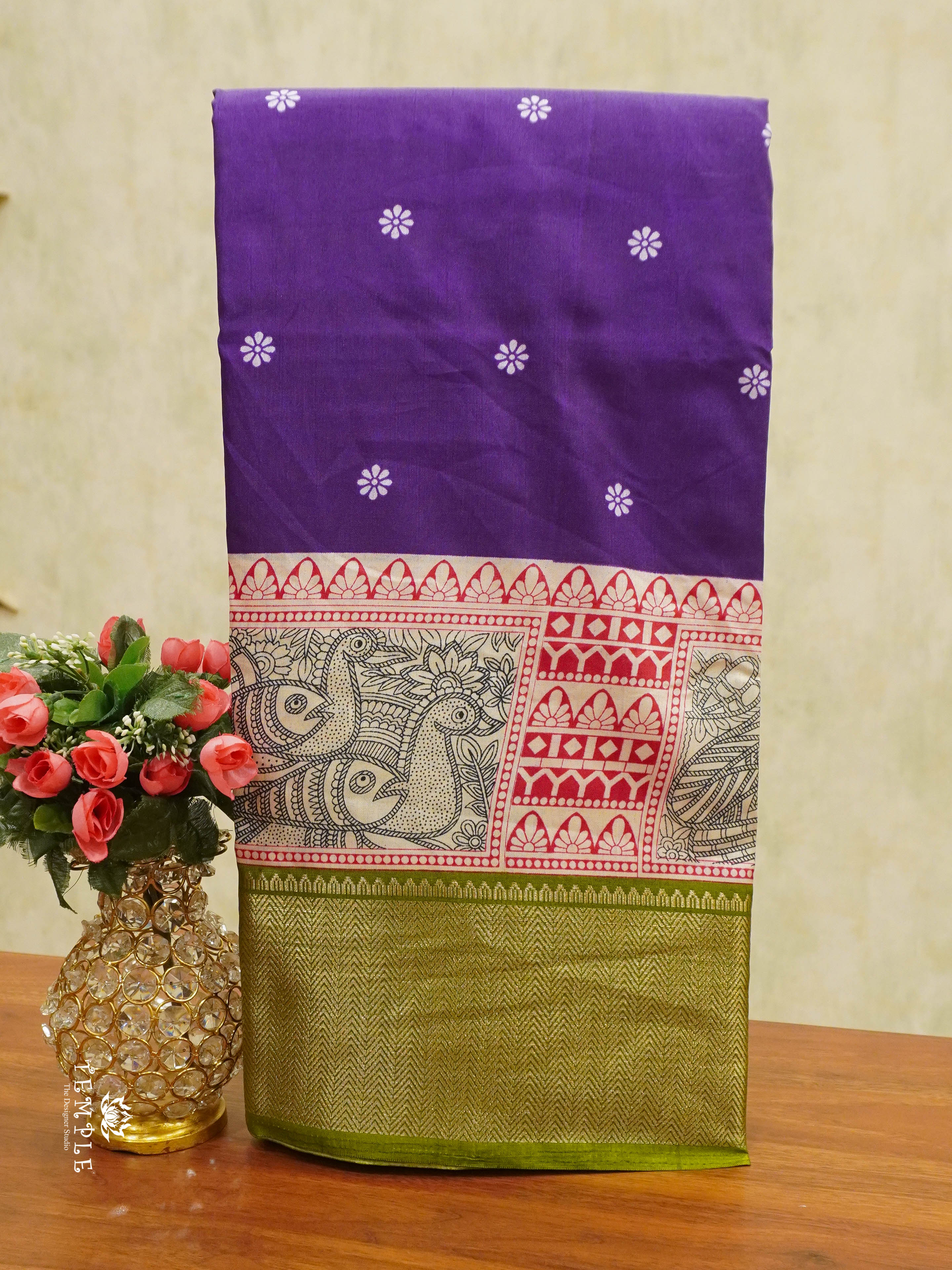 Printed Binny Silk Saree | TTDS1456