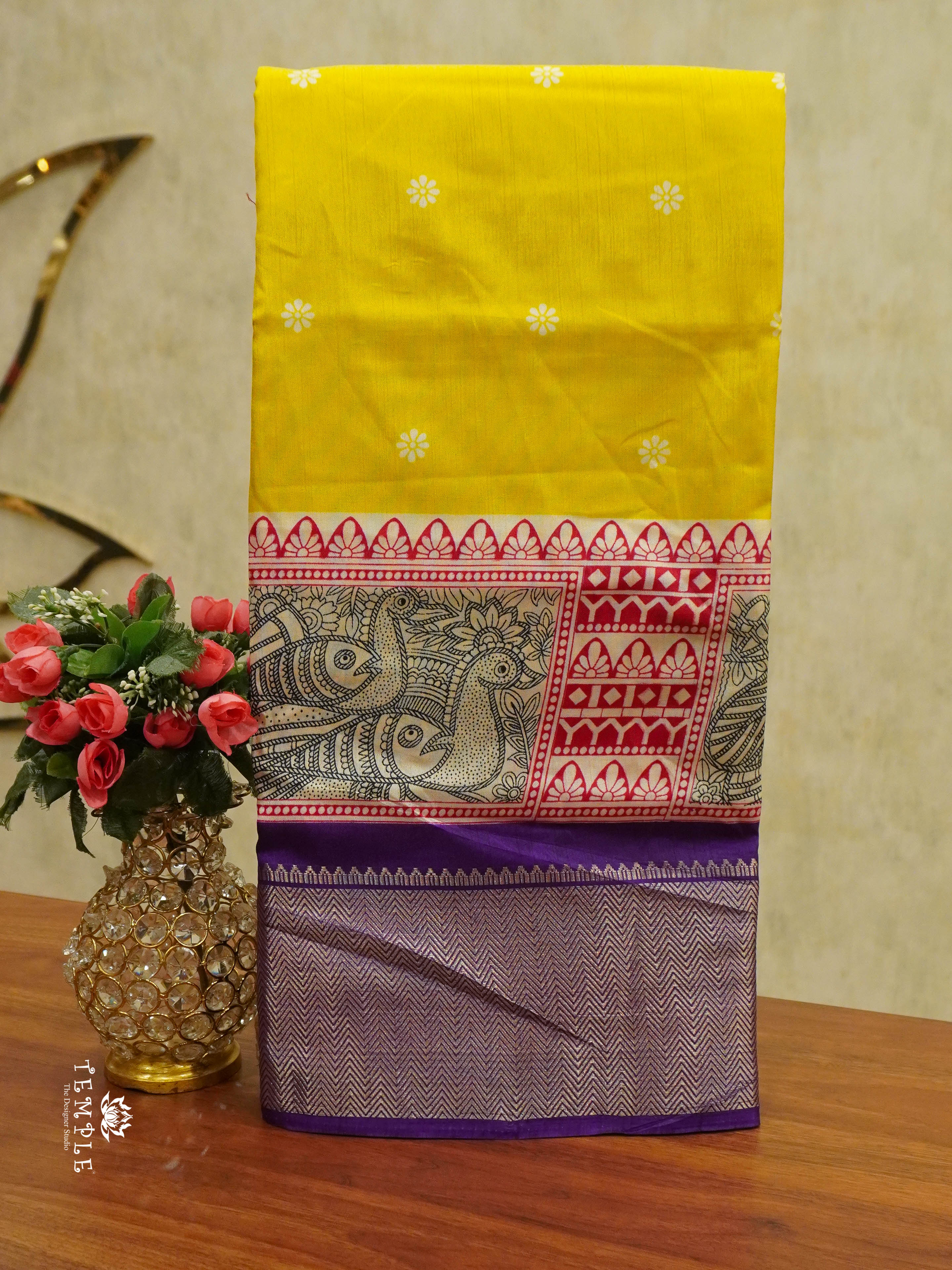 Printed Binny Silk Saree | TTDS1456