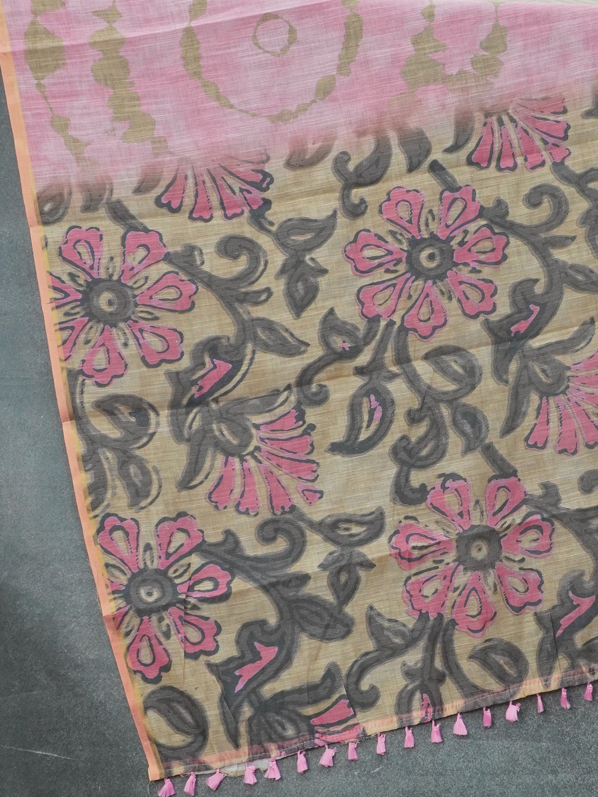 Chanderi Cotton Saree | TTDS3330