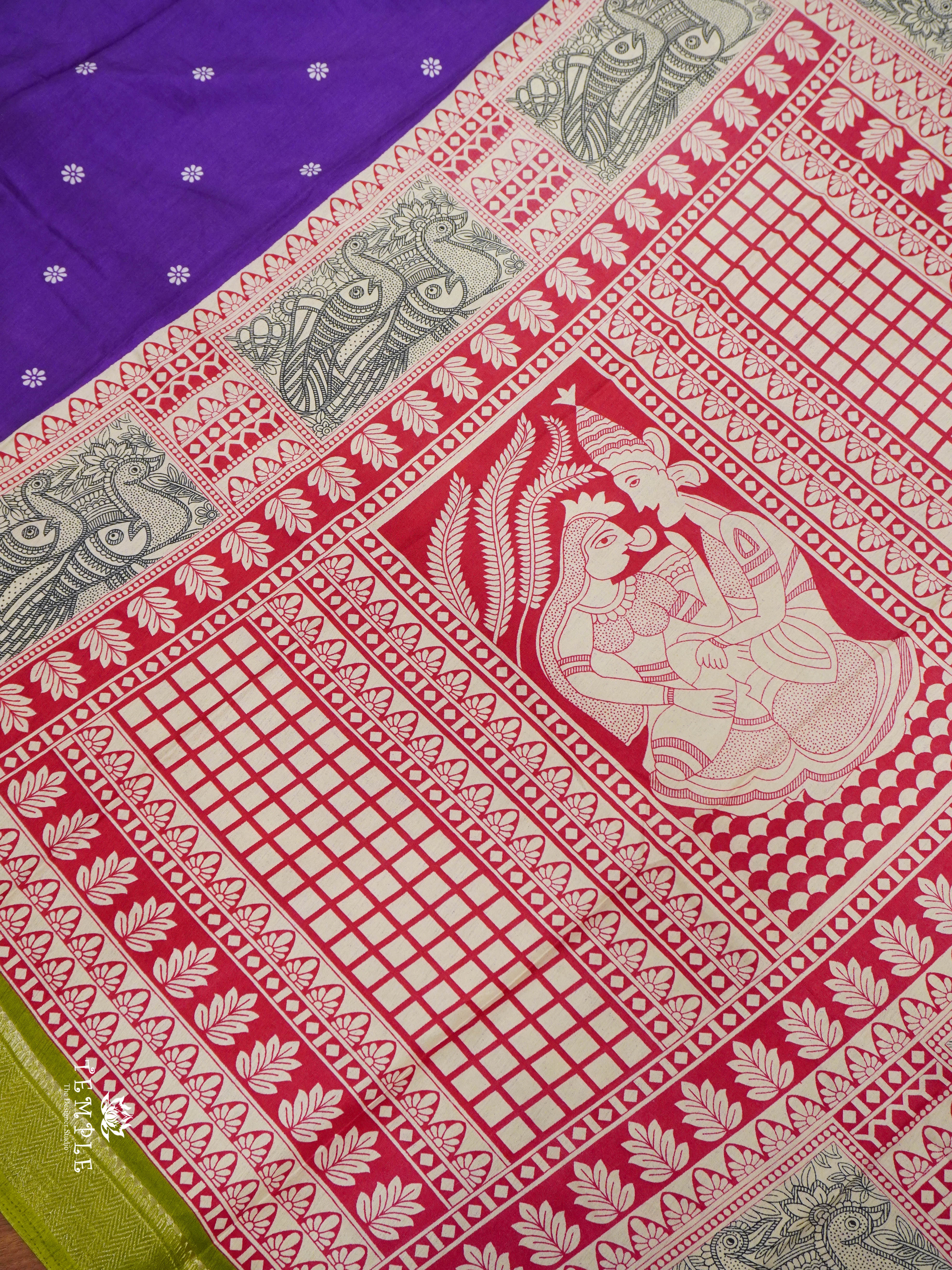 Printed Binny Silk Saree | TTDS1456