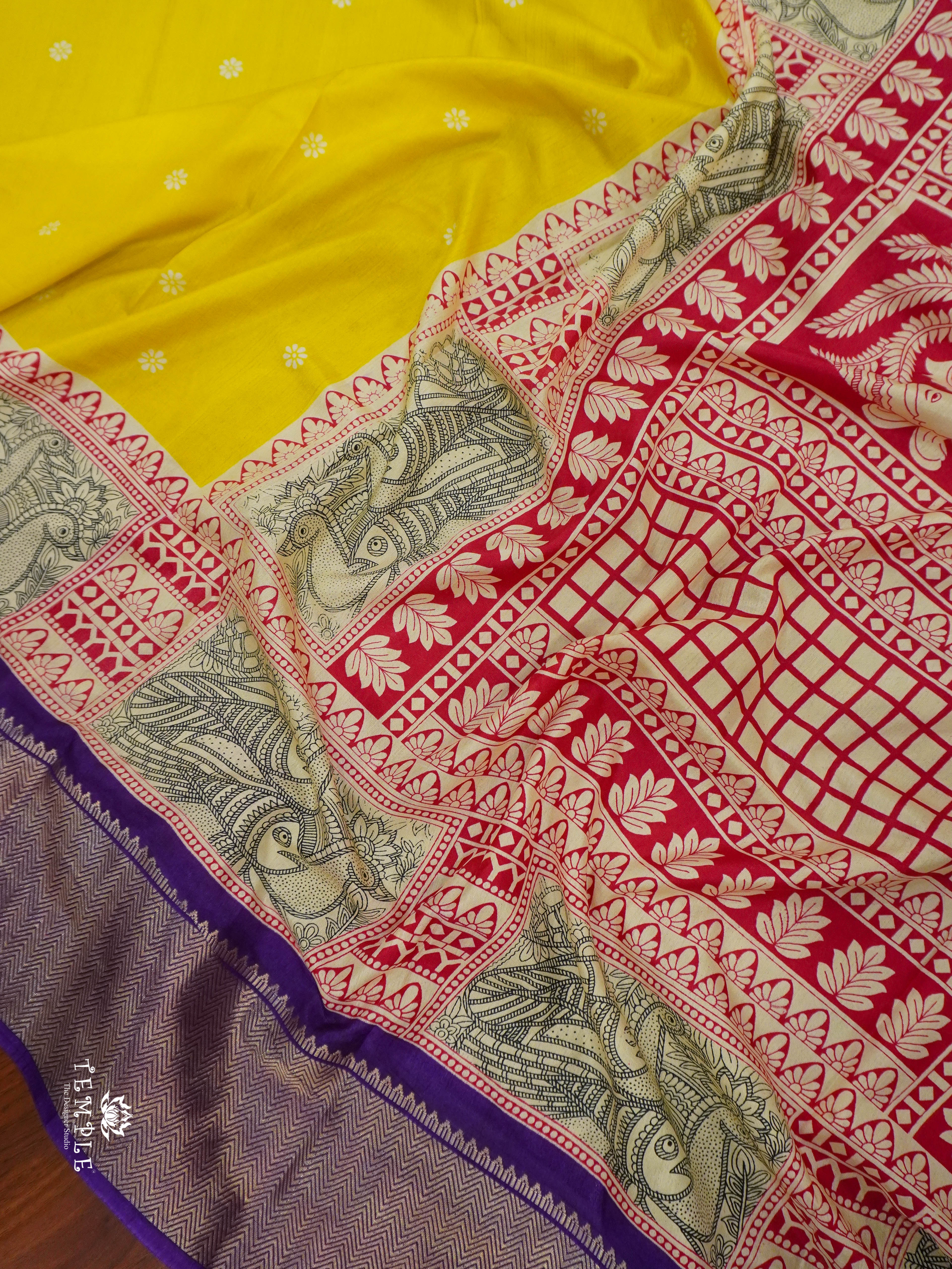 Printed Binny Silk Saree | TTDS1456