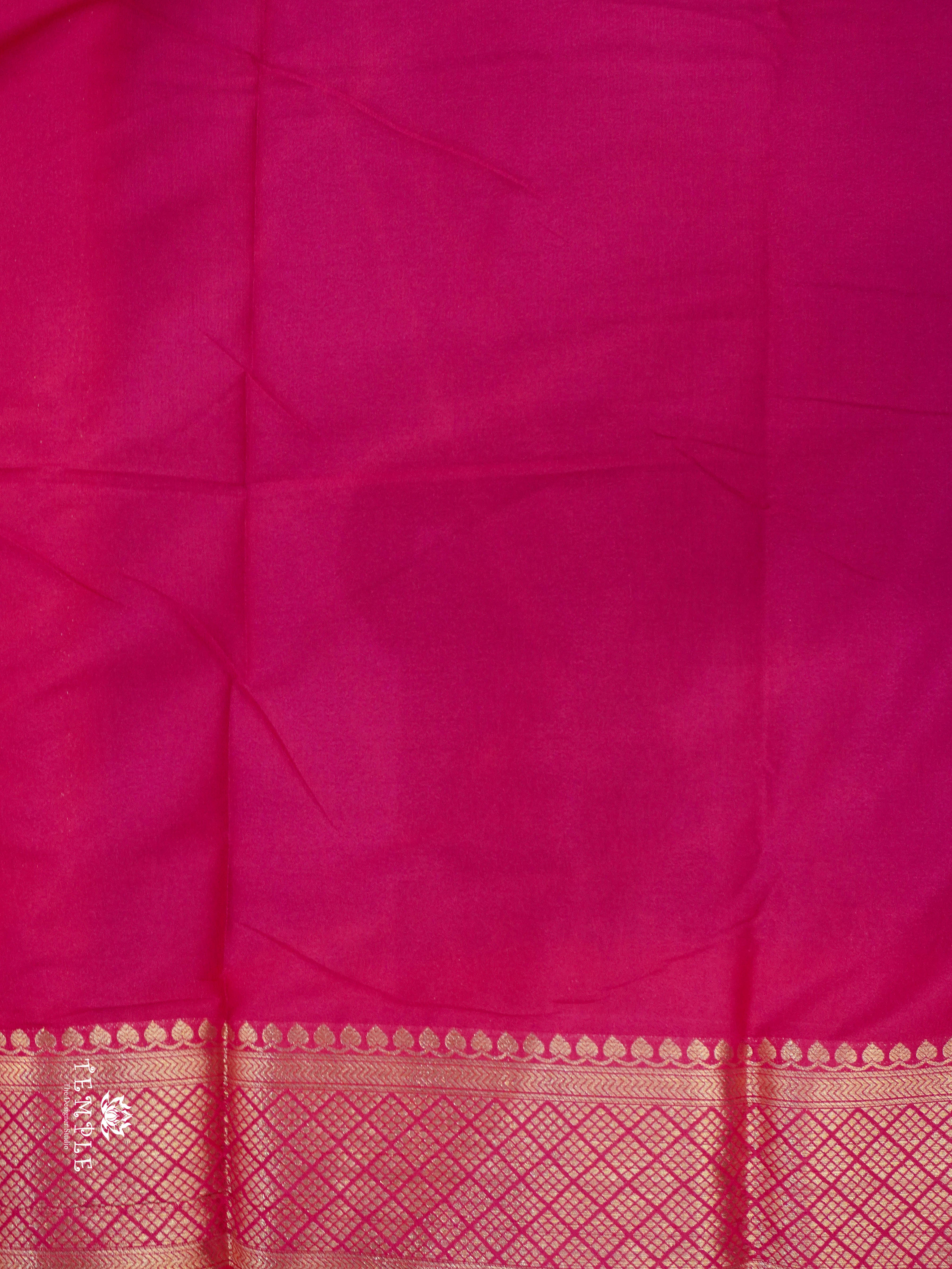 Mysore Brocade Silk Saree (Purple) | TTDS1107