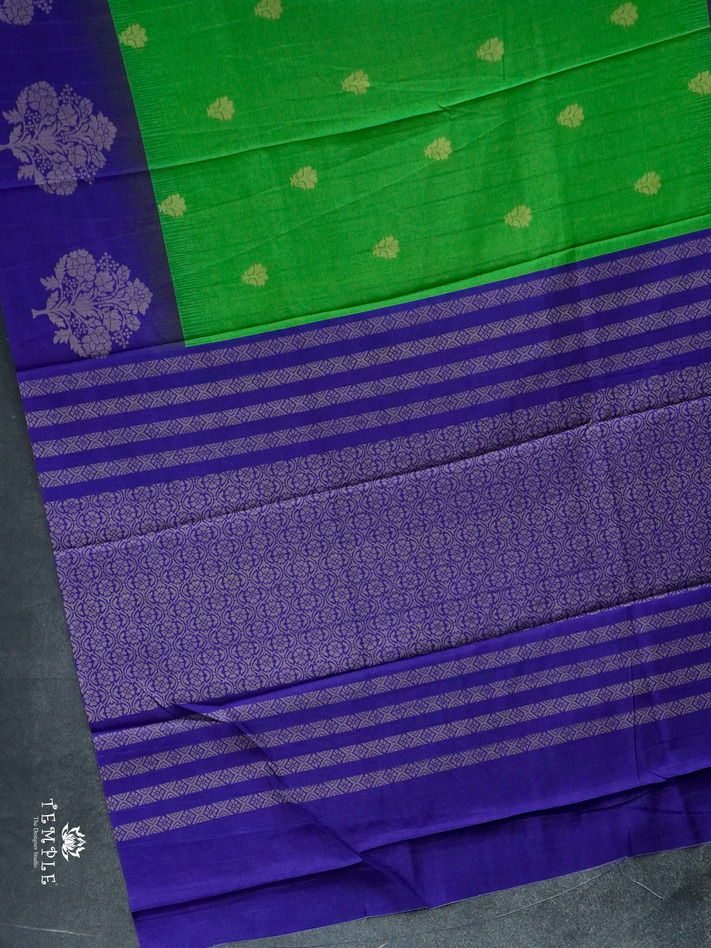 Printed Linen Cotton Saree | TTDS1955