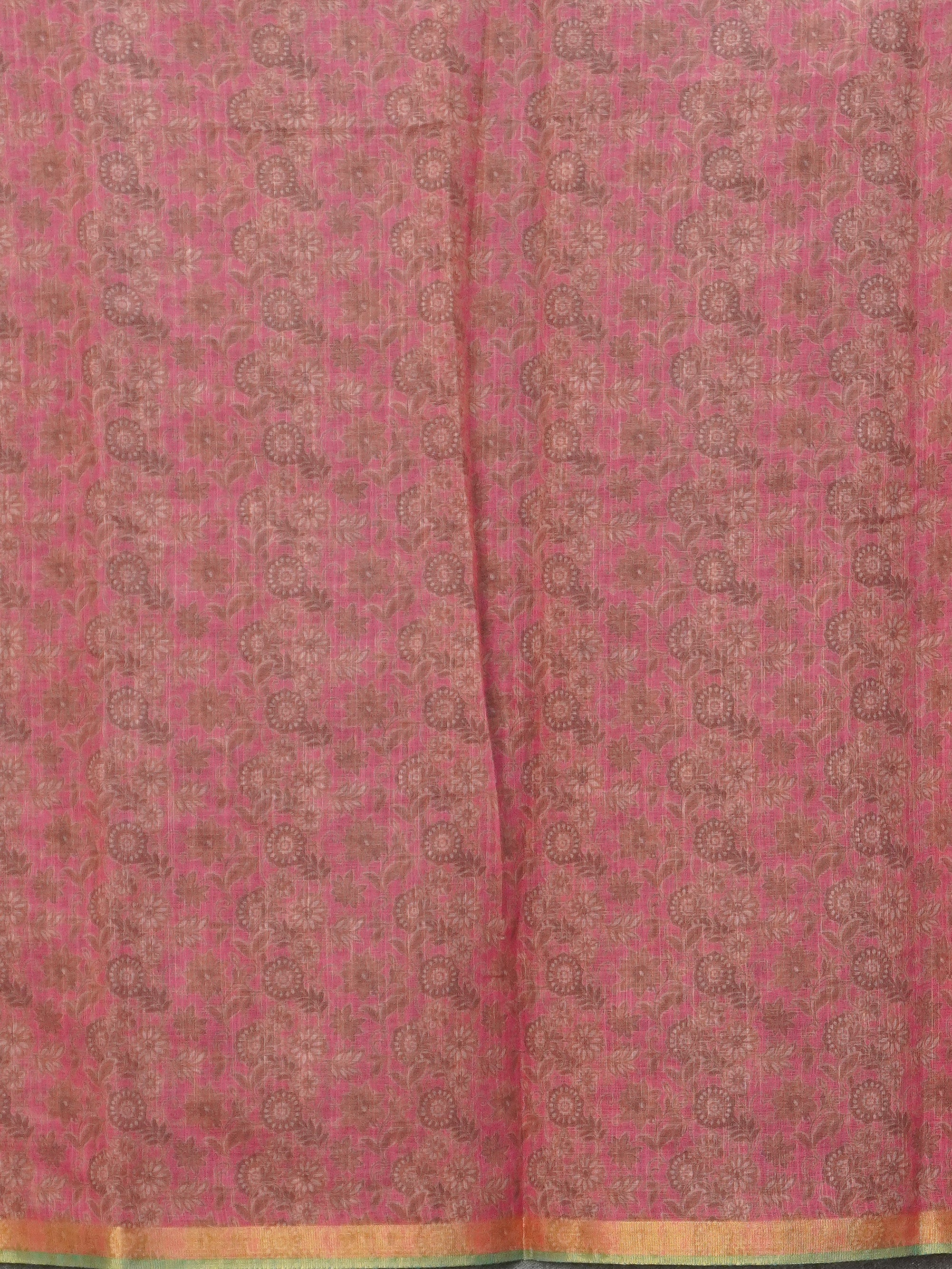 Linen Cotton Saree | TTDS3347