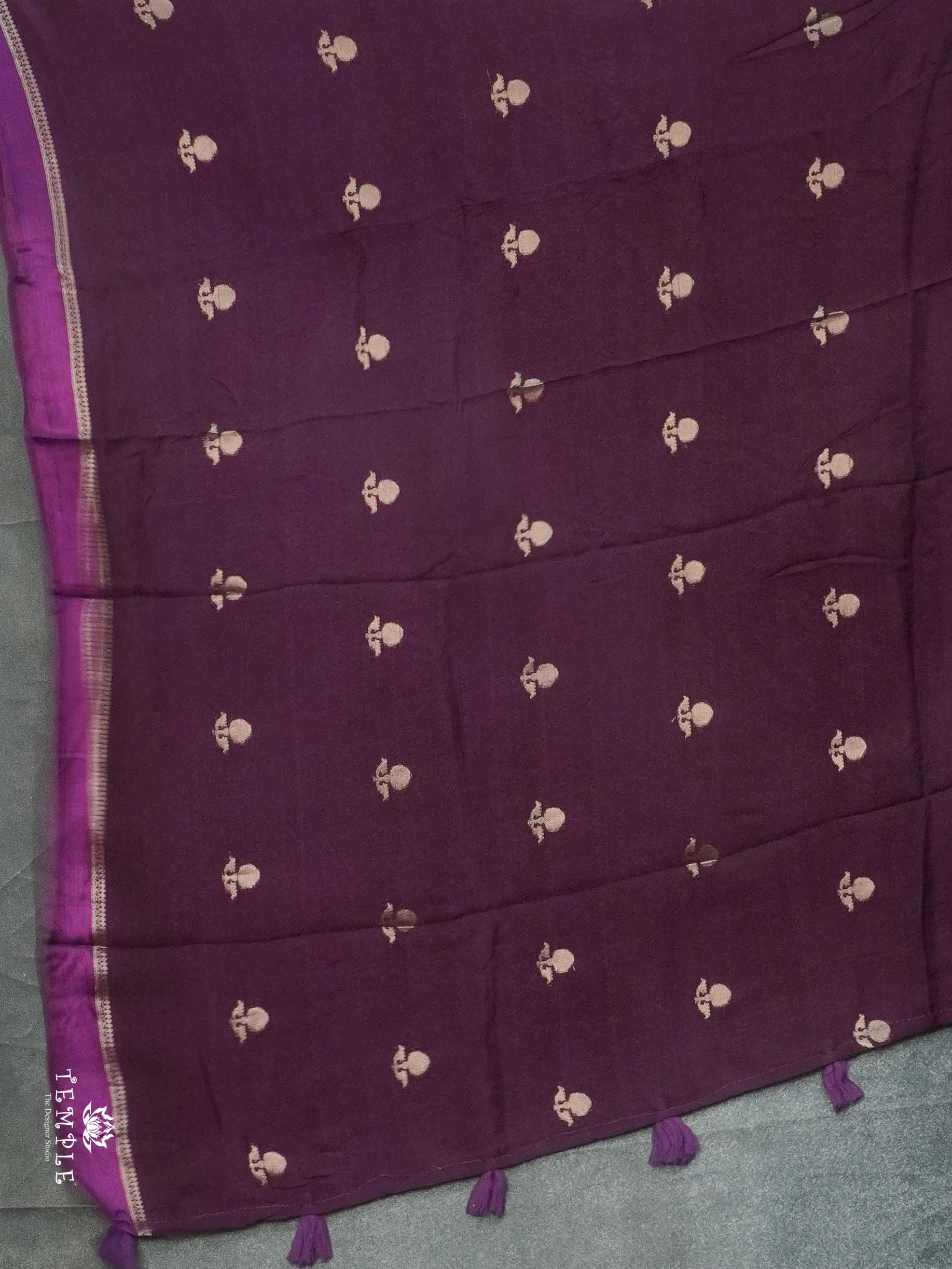 Kadhi Silk Sarees  ( wine) | TTDS2225