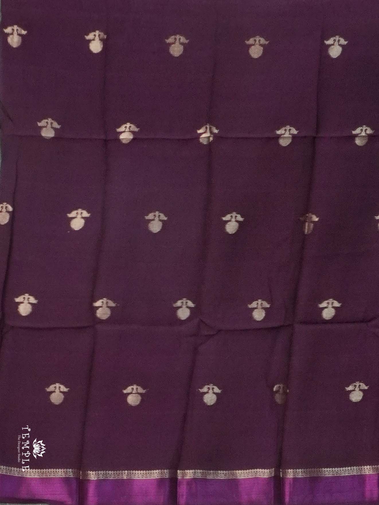 Kadhi Silk Sarees  ( wine) | TTDS2225