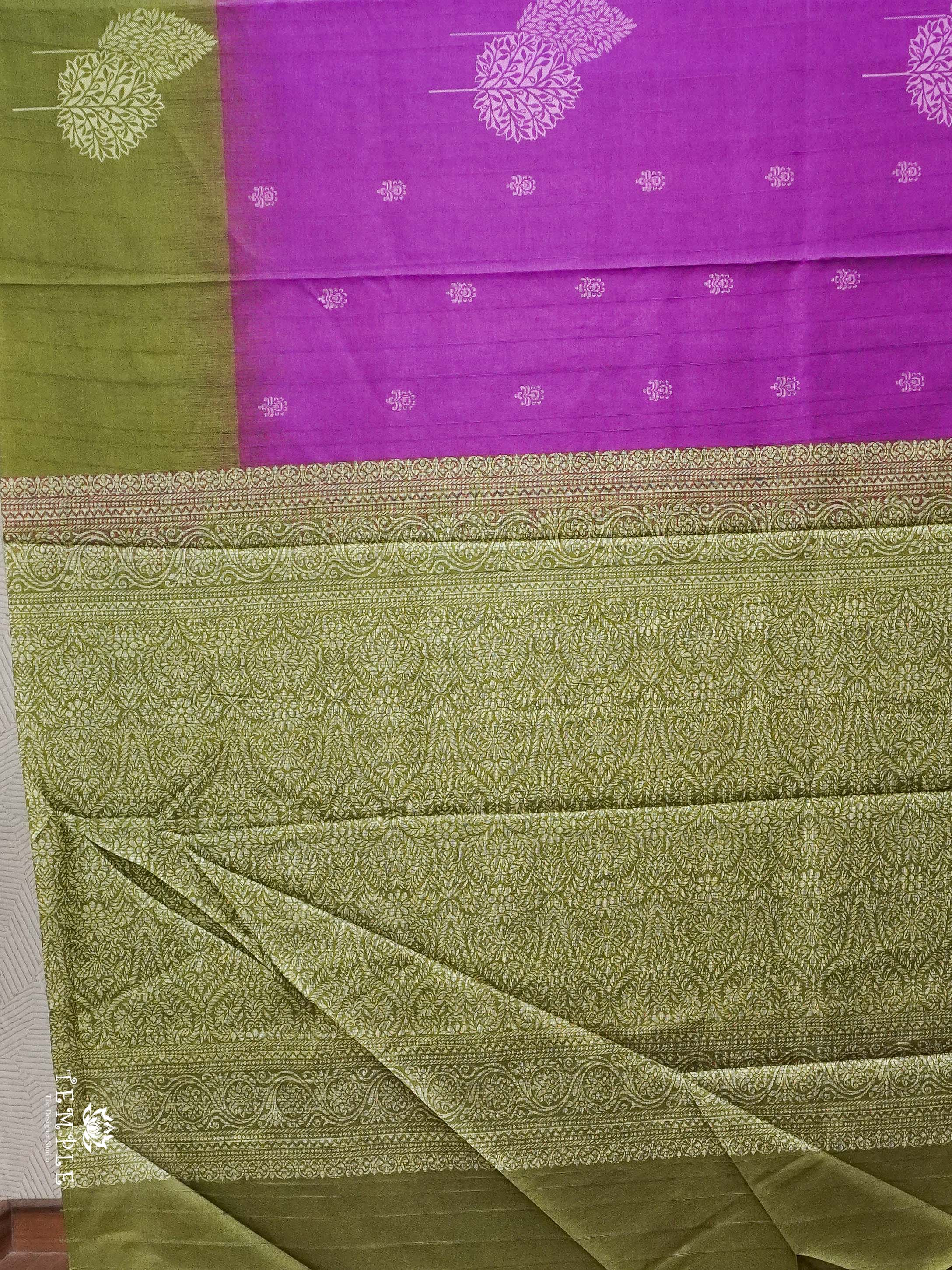 Printed Matka Silk Saree | TTDS1973