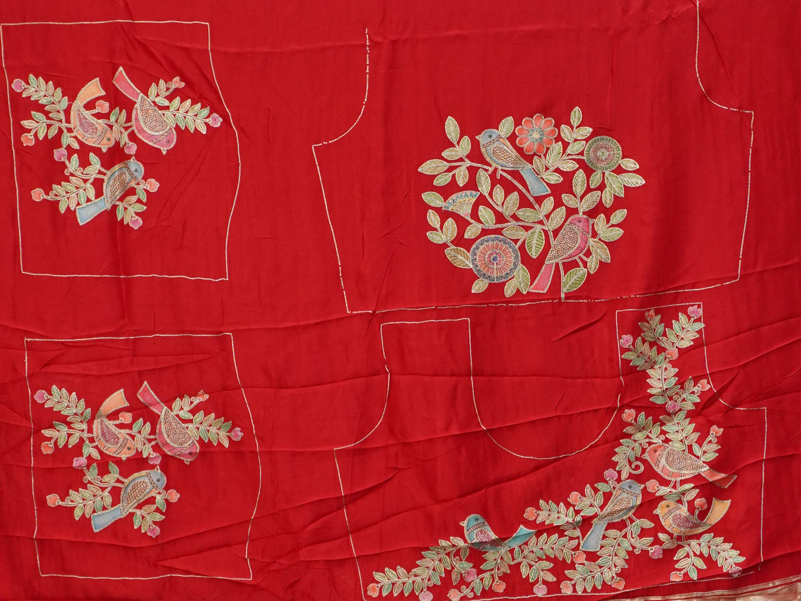 Viscose Satin Silk Saree | TTDS3342