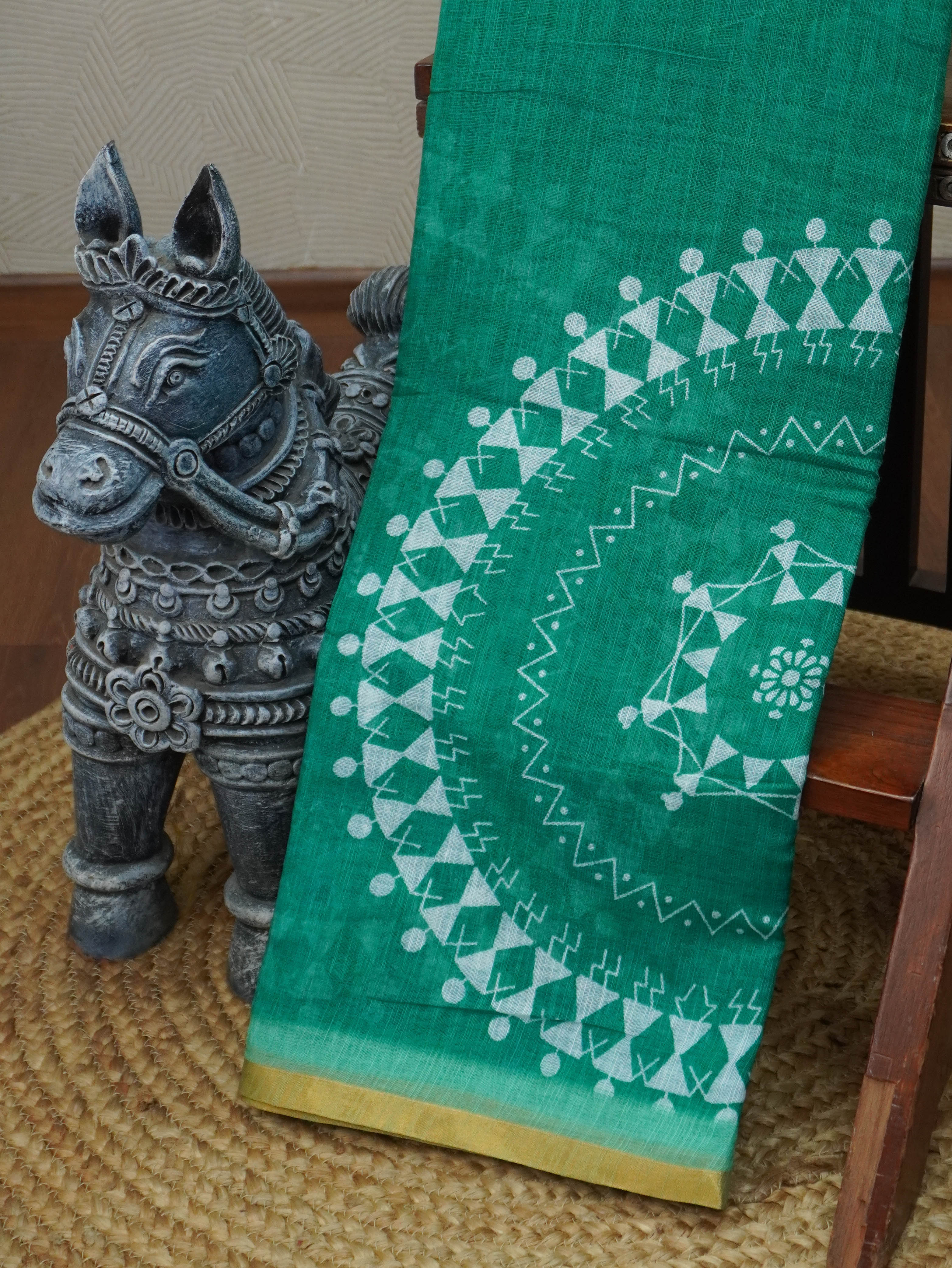 Chanderi Cotton Saree | TTDS3337