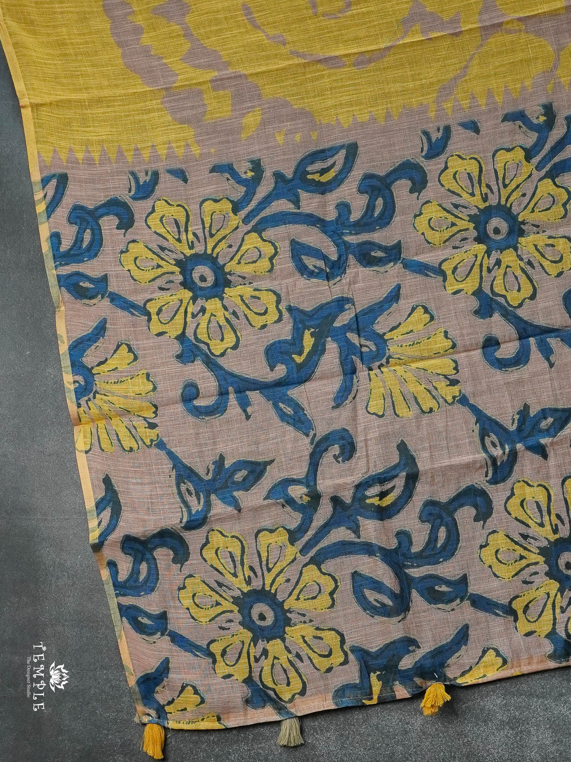 Linen Cotton Saree | TTDS2928