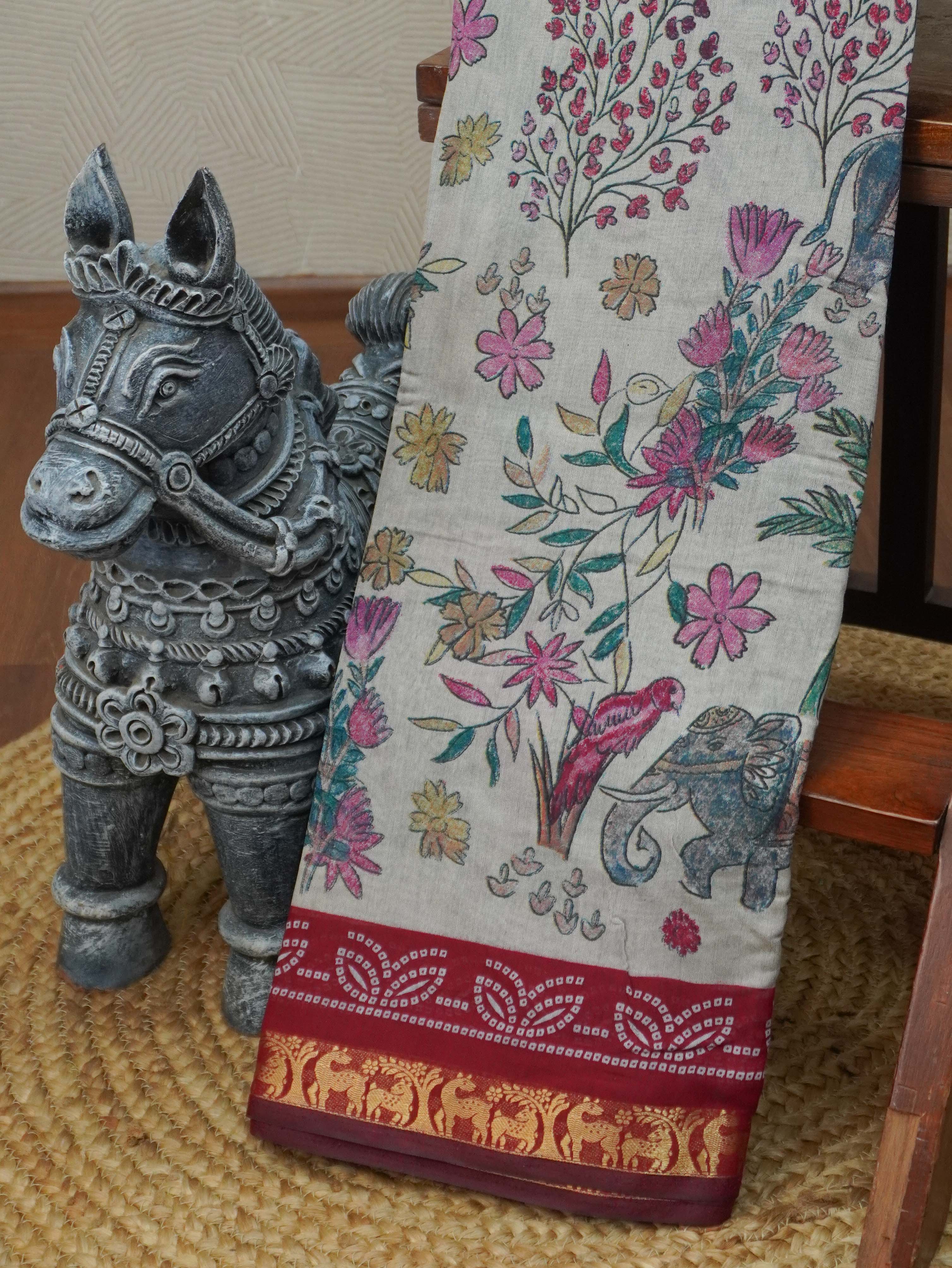 Mangalagiri Cotton Saree | TTDS3352