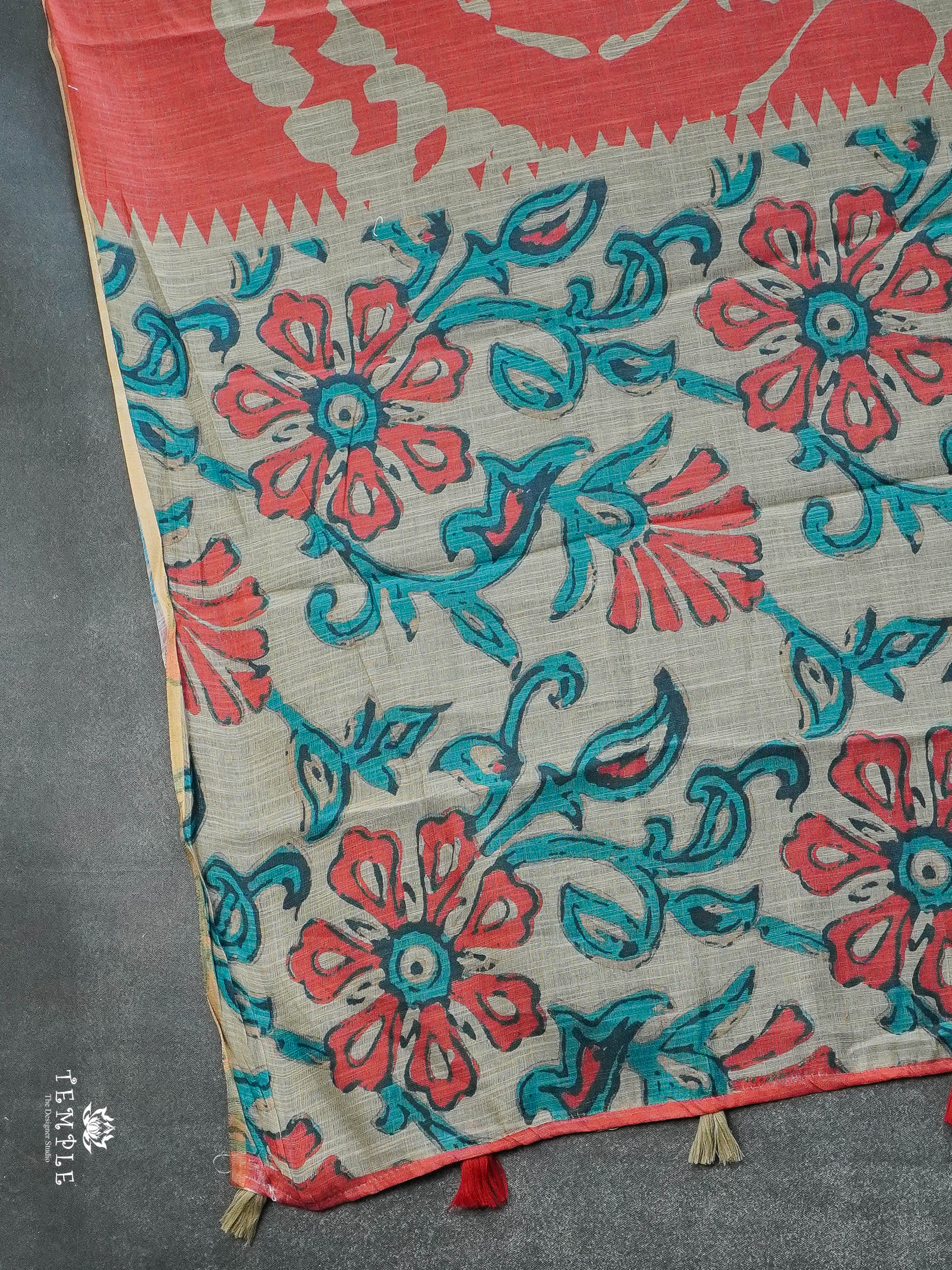 Linen Cotton Saree | TTDS2928