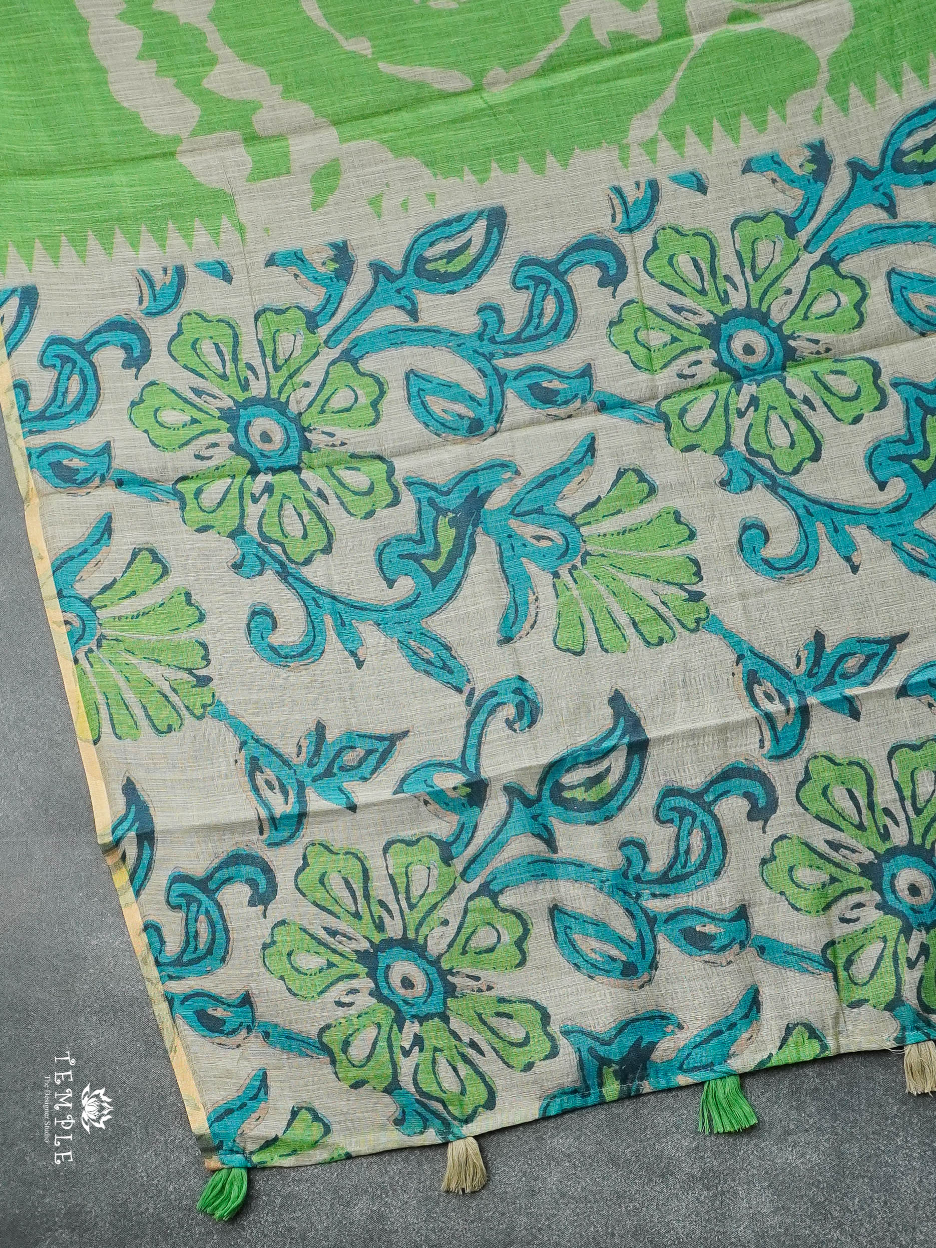 Linen Cotton Saree | TTDS2928