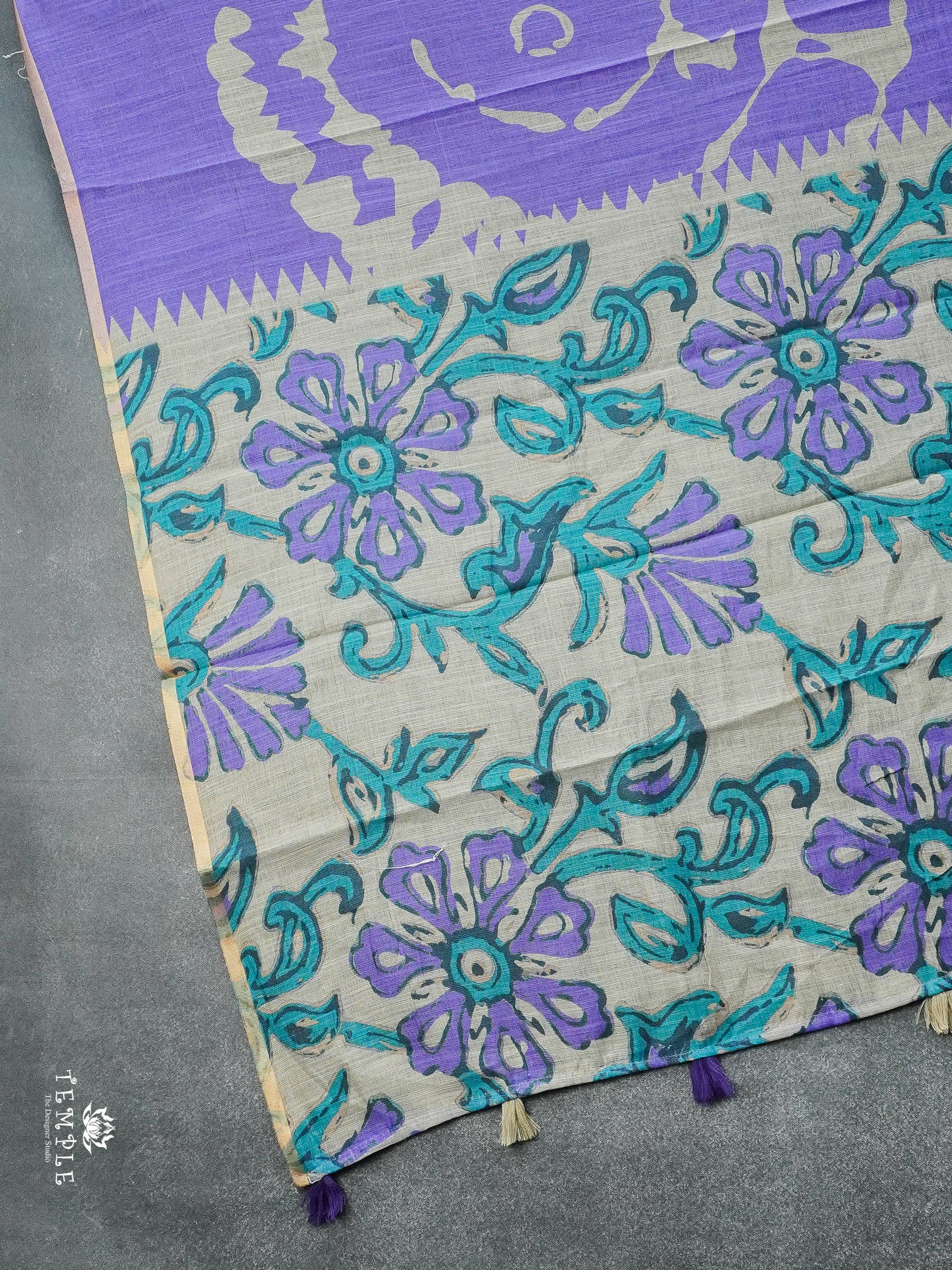 Linen Cotton Saree | TTDS2928