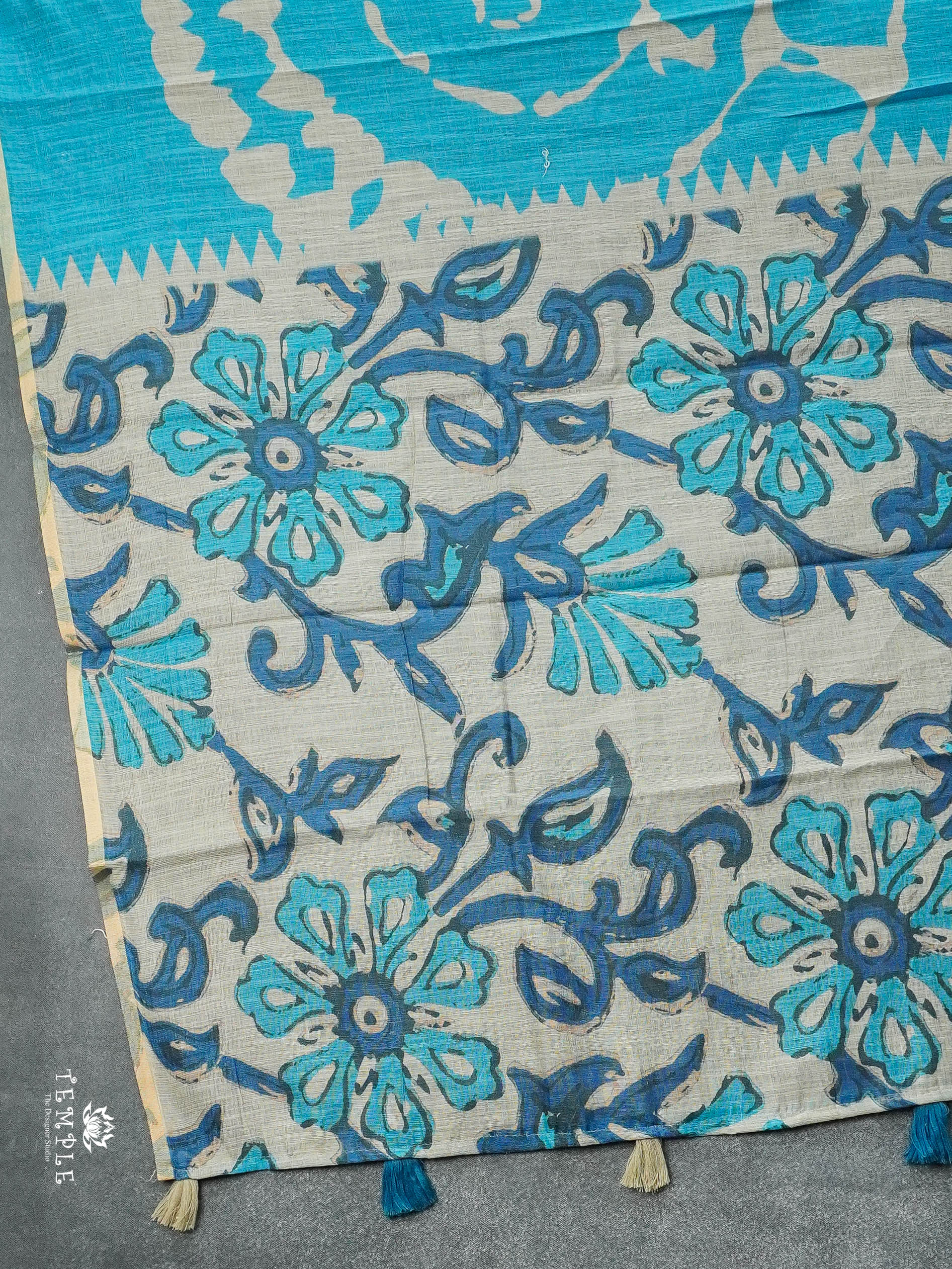 Linen Cotton Saree | TTDS2928