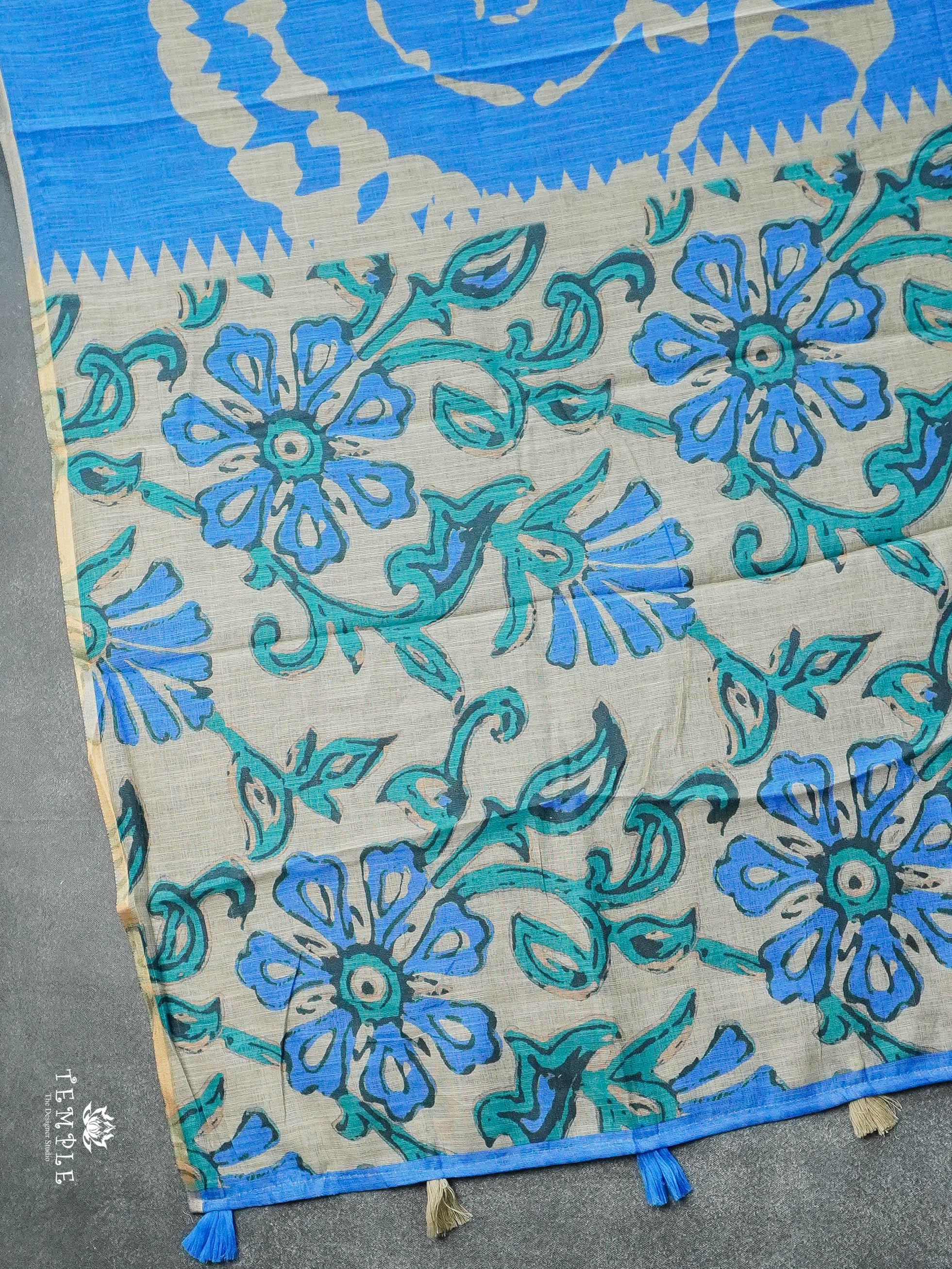 Linen Cotton Saree | TTDS2928